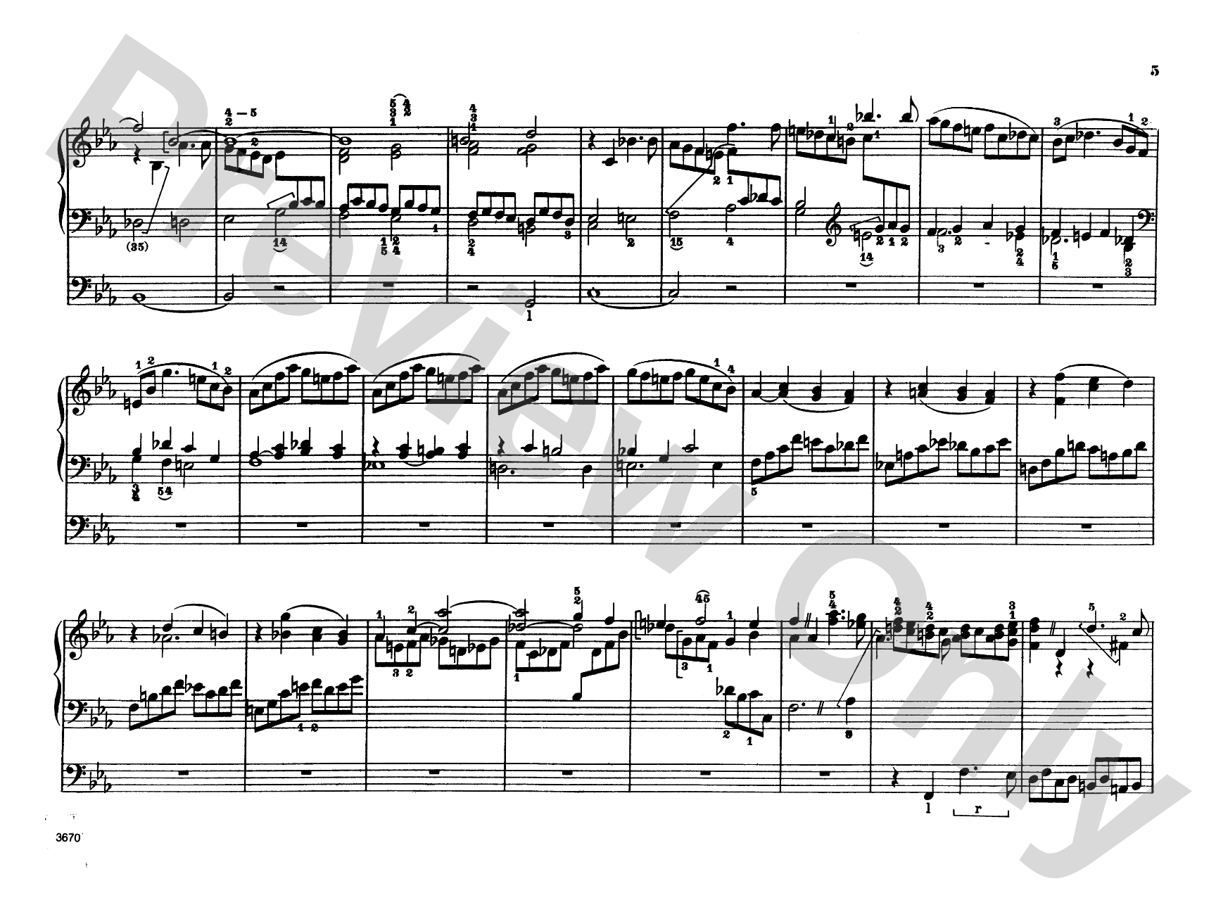 Mendelssohn: Organ Works: Organ Comb Bound Book