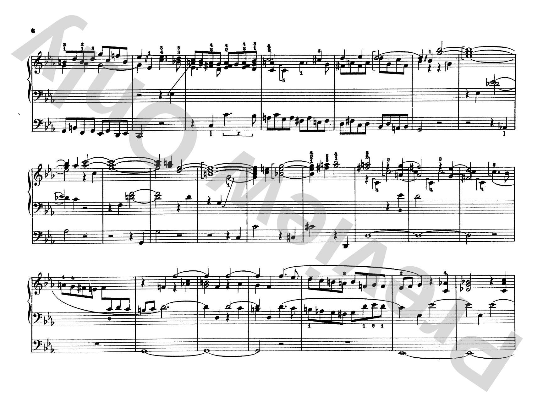 Mendelssohn: Organ Works: Organ Comb Bound Book