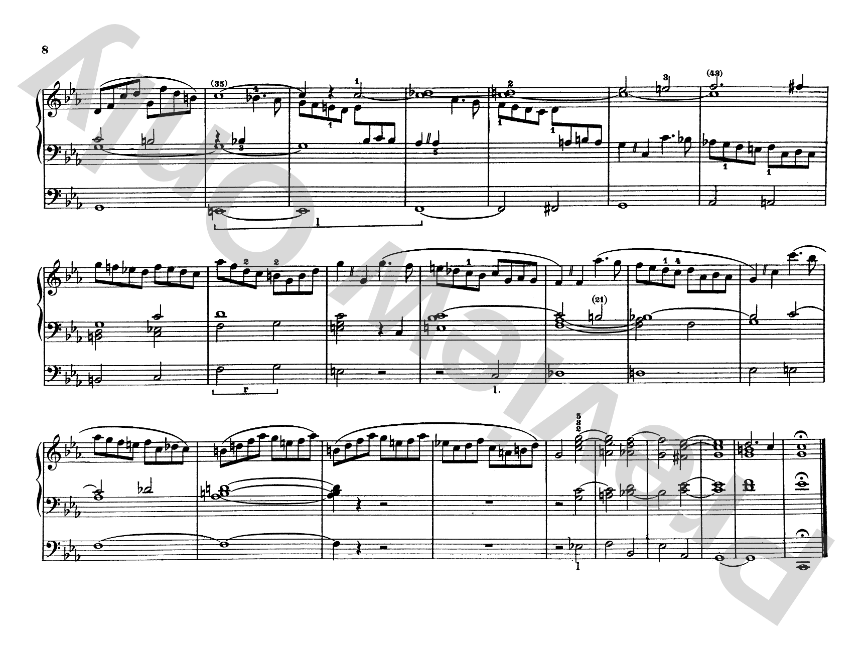 Mendelssohn: Organ Works: Organ Comb Bound Book