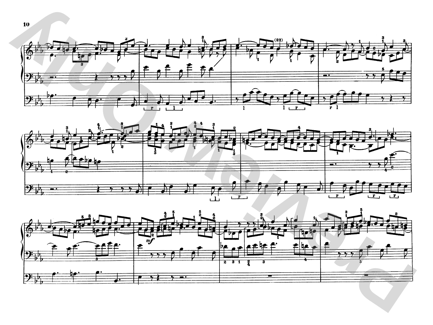 Mendelssohn: Organ Works: Organ Comb Bound Book