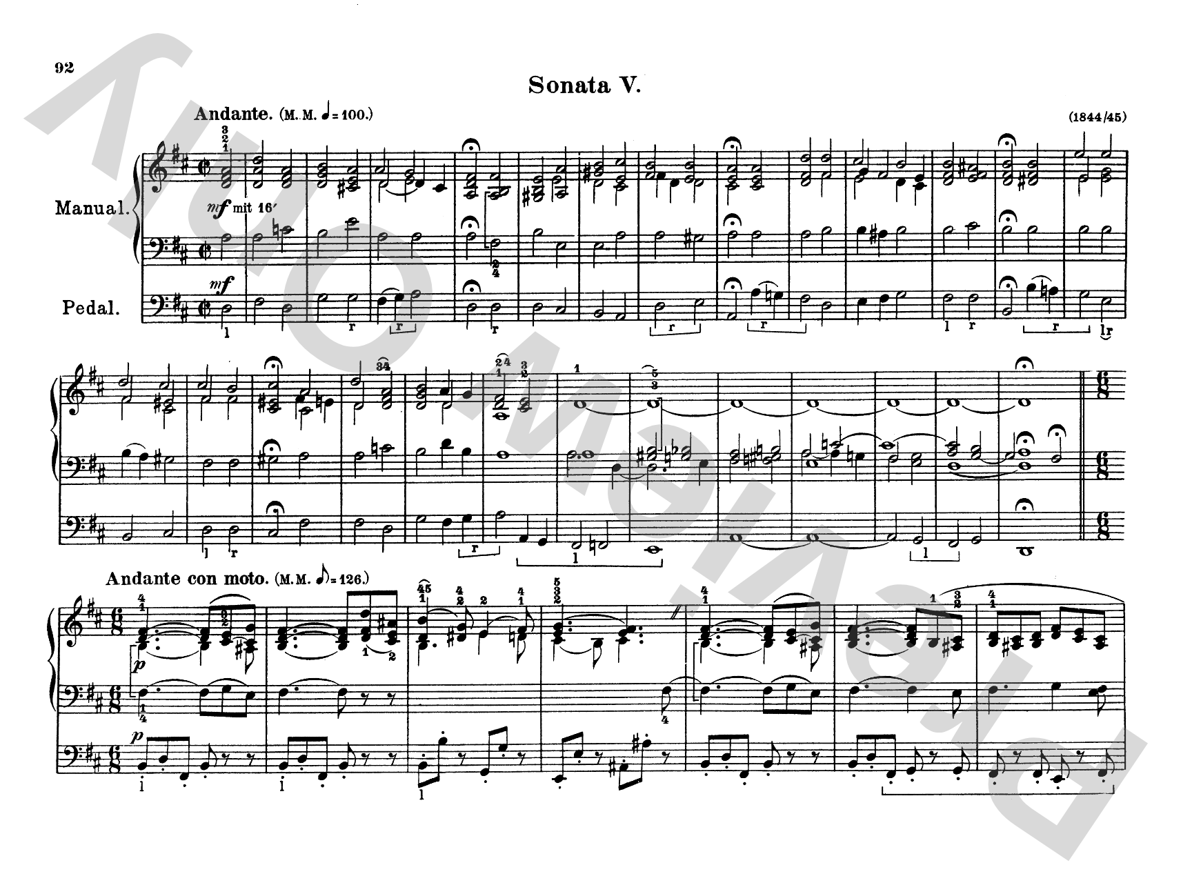 Mendelssohn: Organ Works