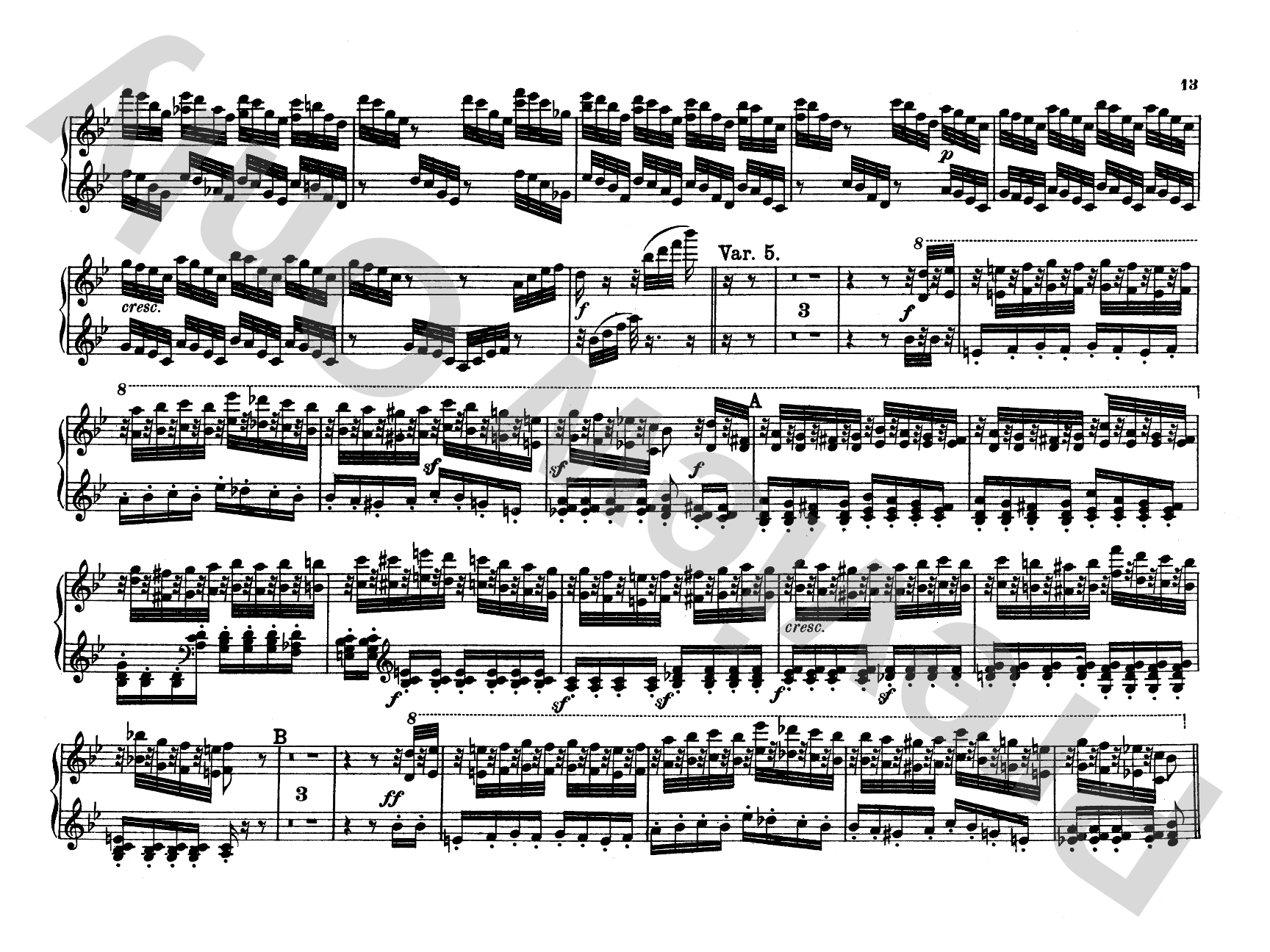 Mendelssohn: Op. 83a & Op. 98: Piano Duet (1 Piano, 4 Hands) Comb Bound Book