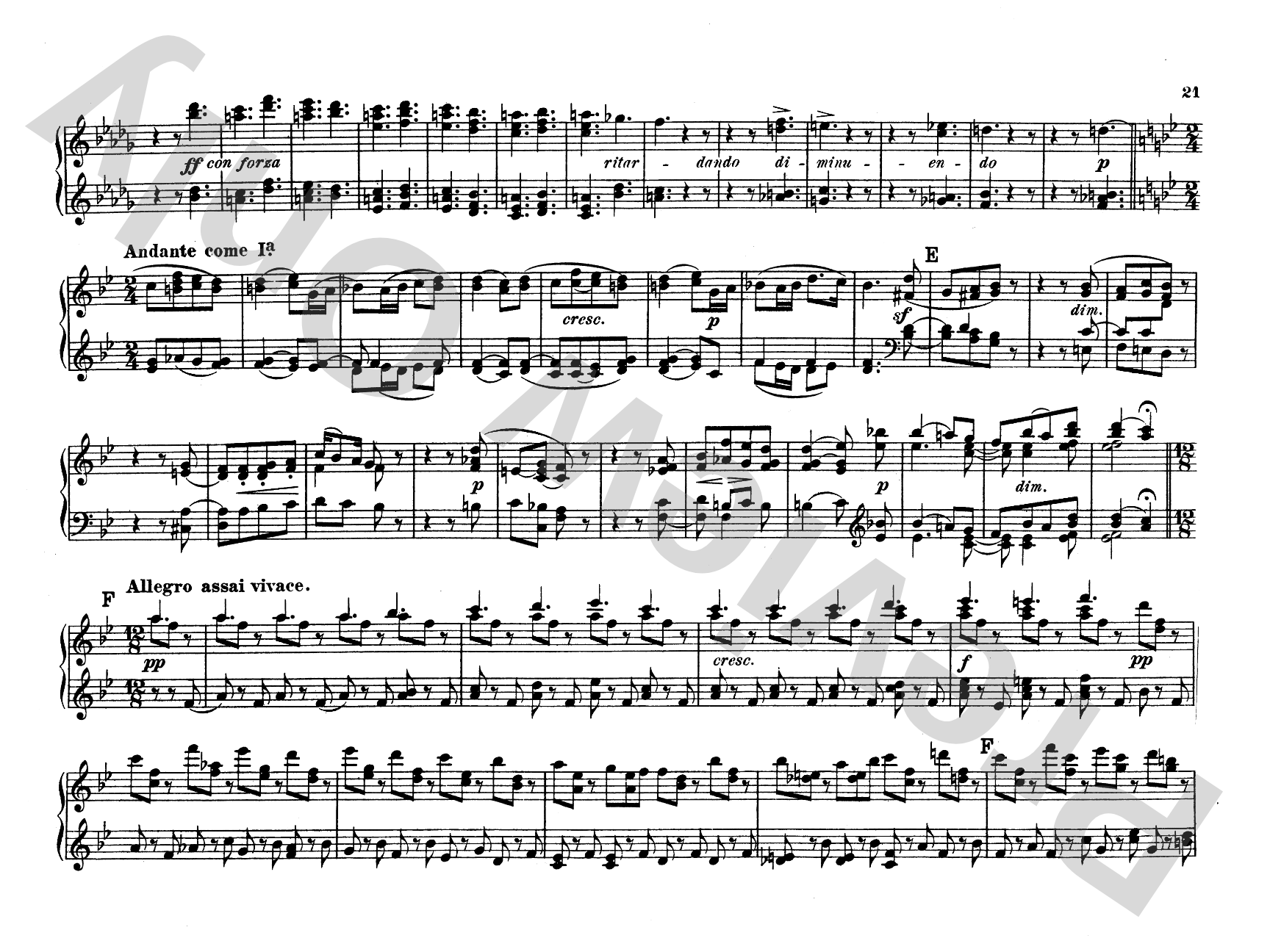 Mendelssohn: Op. 83a & Op. 98: Piano Duet (1 Piano, 4 Hands) Comb Bound Book