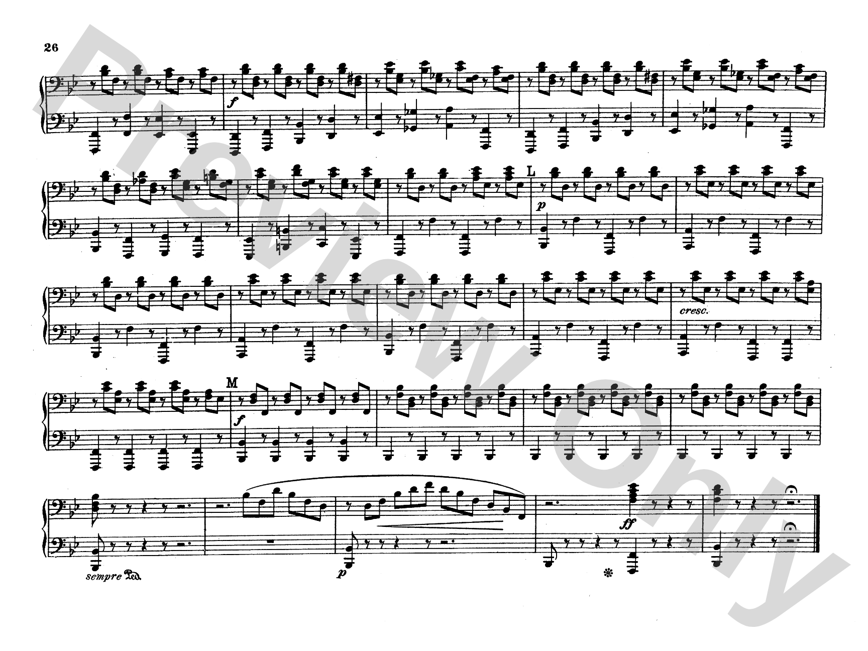 Mendelssohn: Op. 83a & Op. 98: Piano Duet (1 Piano, 4 Hands) Comb Bound Book