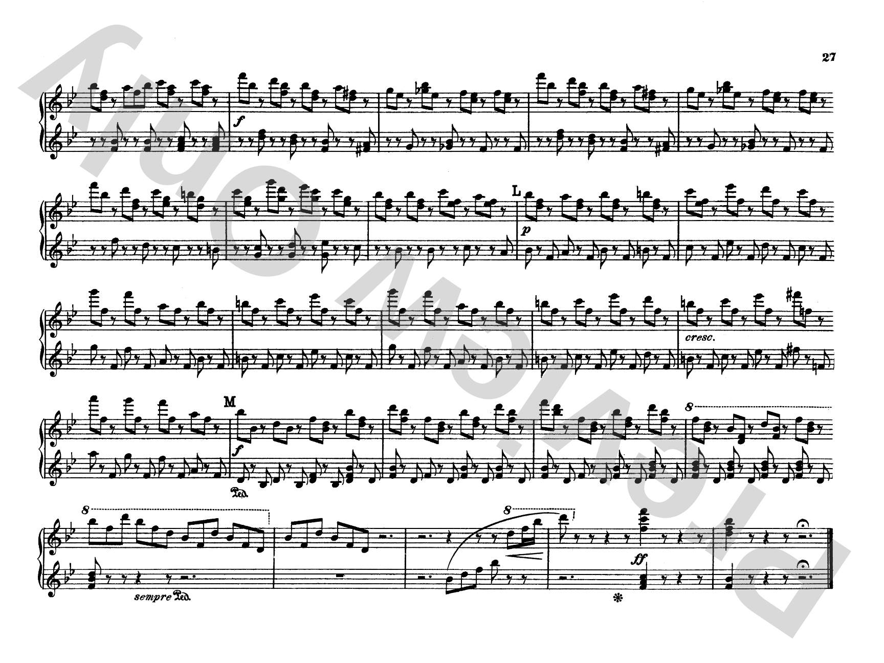 Mendelssohn: Op. 83a & Op. 98: Piano Duet (1 Piano, 4 Hands) Comb Bound Book