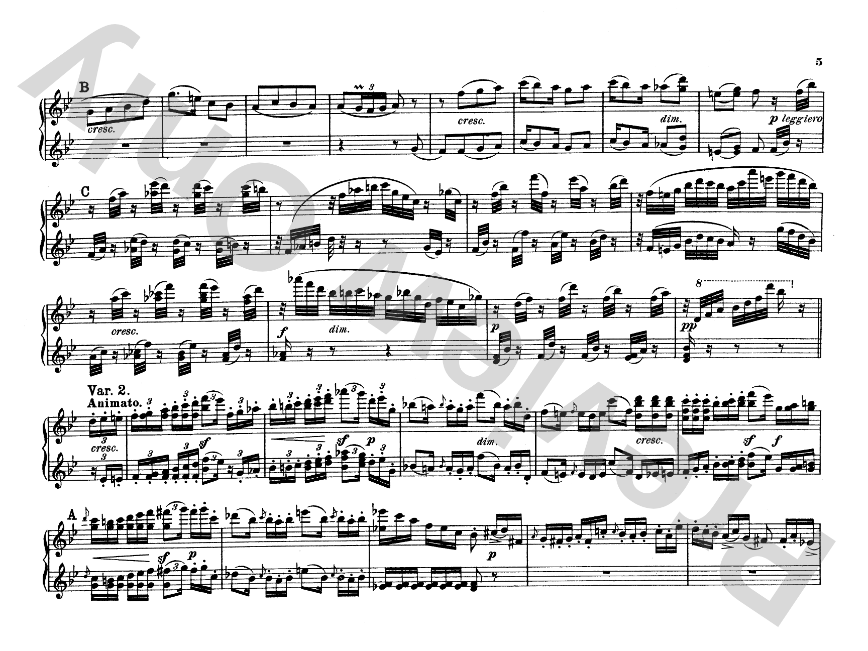 Mendelssohn: Op. 83a & Op. 98: Piano Duet (1 Piano, 4 Hands) Comb Bound Book