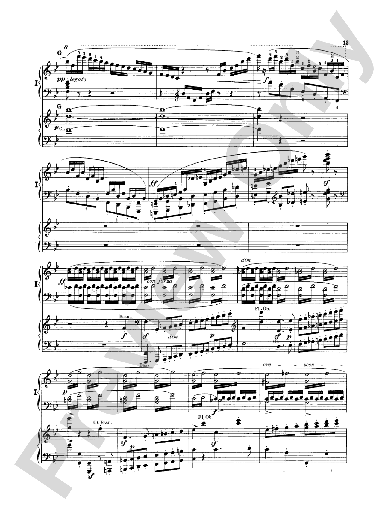 Mendelssohn: Piano Concerto No. 1 in G Minor, Op. 25: Piano Duo (2 Pianos, 4 Hands) Book (2 copies required)