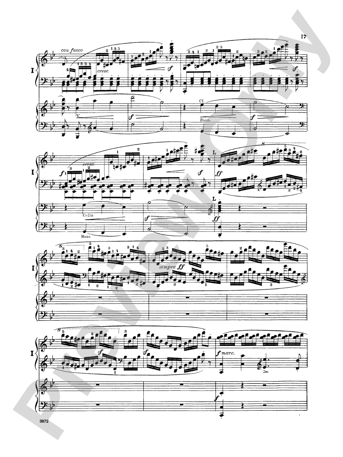 Mendelssohn: Piano Concerto No. 1 in G Minor, Op. 25: Piano Duo (2 Pianos, 4 Hands) Book (2 copies required)