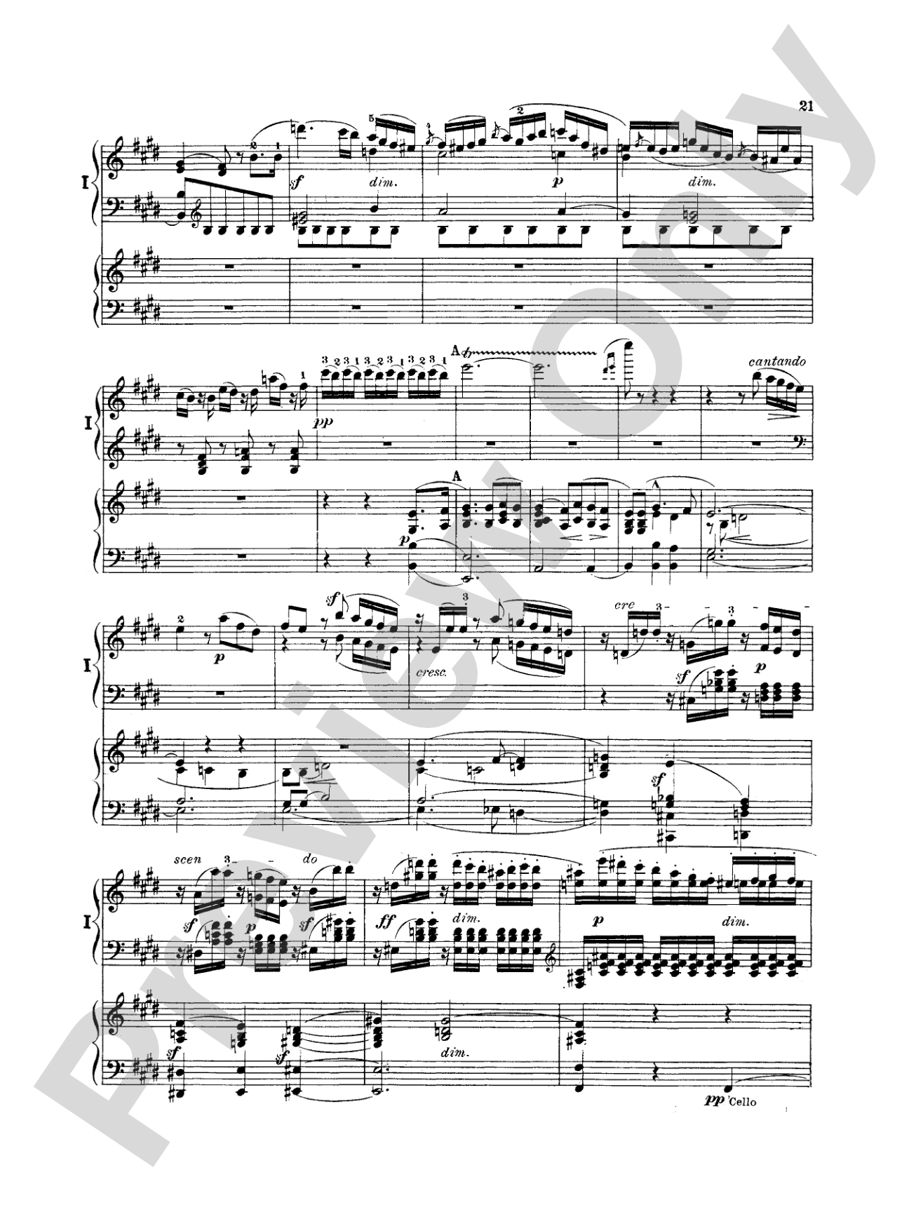 Mendelssohn: Piano Concerto No. 1 in G Minor, Op. 25: Piano Duo (2 Pianos, 4 Hands) Book (2 copies required)