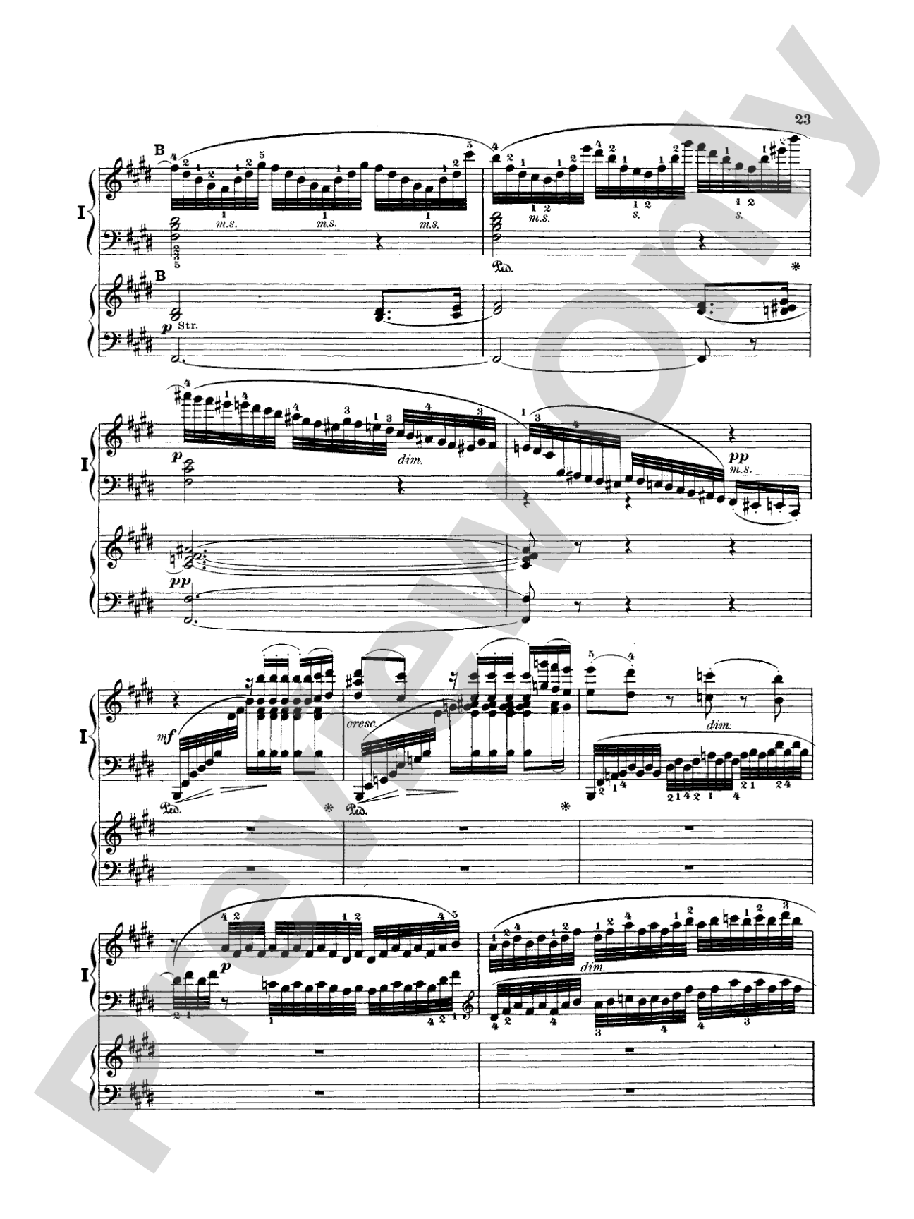 Mendelssohn: Piano Concerto No. 1 in G Minor, Op. 25: Piano Duo (2 Pianos, 4 Hands) Book (2 copies required)