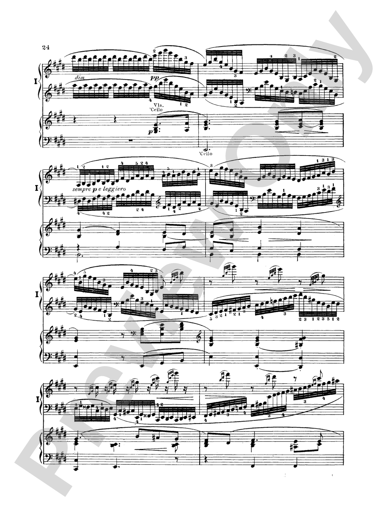 Mendelssohn: Piano Concerto No. 1 in G Minor, Op. 25: Piano Duo (2 Pianos, 4 Hands) Book (2 copies required)