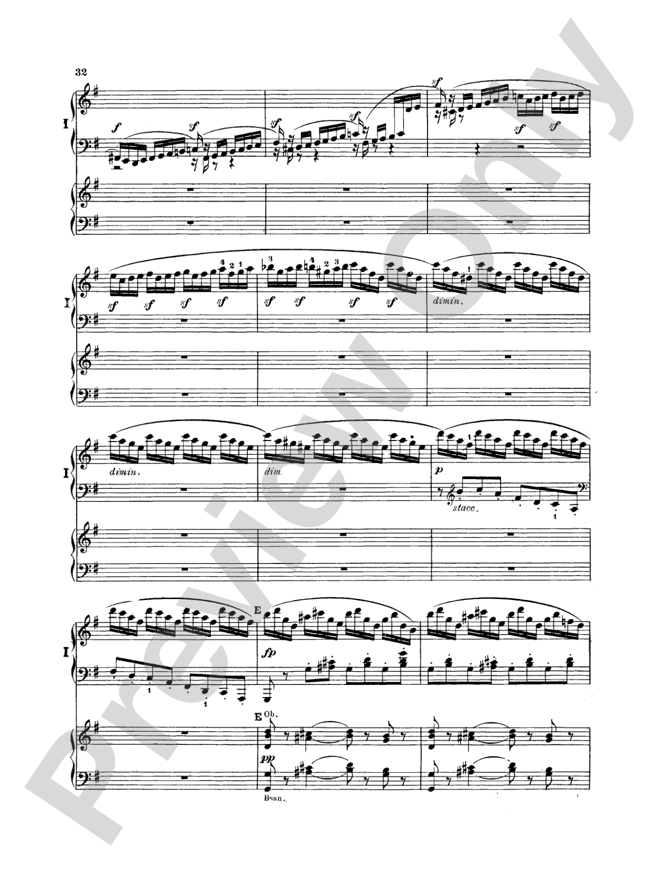 Mendelssohn: Piano Concerto No. 1 in G Minor, Op. 25: Piano Duo (2 Pianos, 4 Hands) Book (2 copies required)