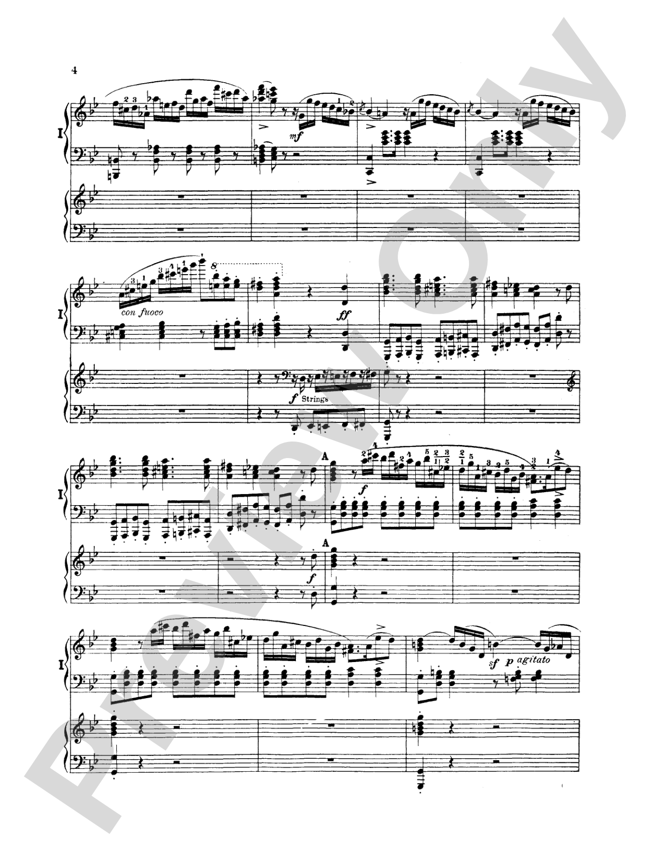 Mendelssohn: Piano Concerto No. 1 in G Minor, Op. 25: Piano Duo (2 Pianos, 4 Hands) Book (2 copies required)