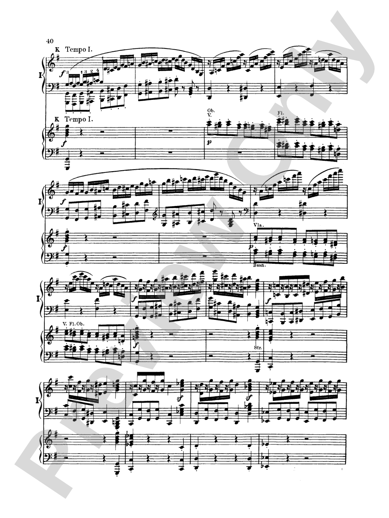 Mendelssohn: Piano Concerto No. 1 in G Minor, Op. 25: Piano Duo (2 Pianos, 4 Hands) Book (2 copies required)