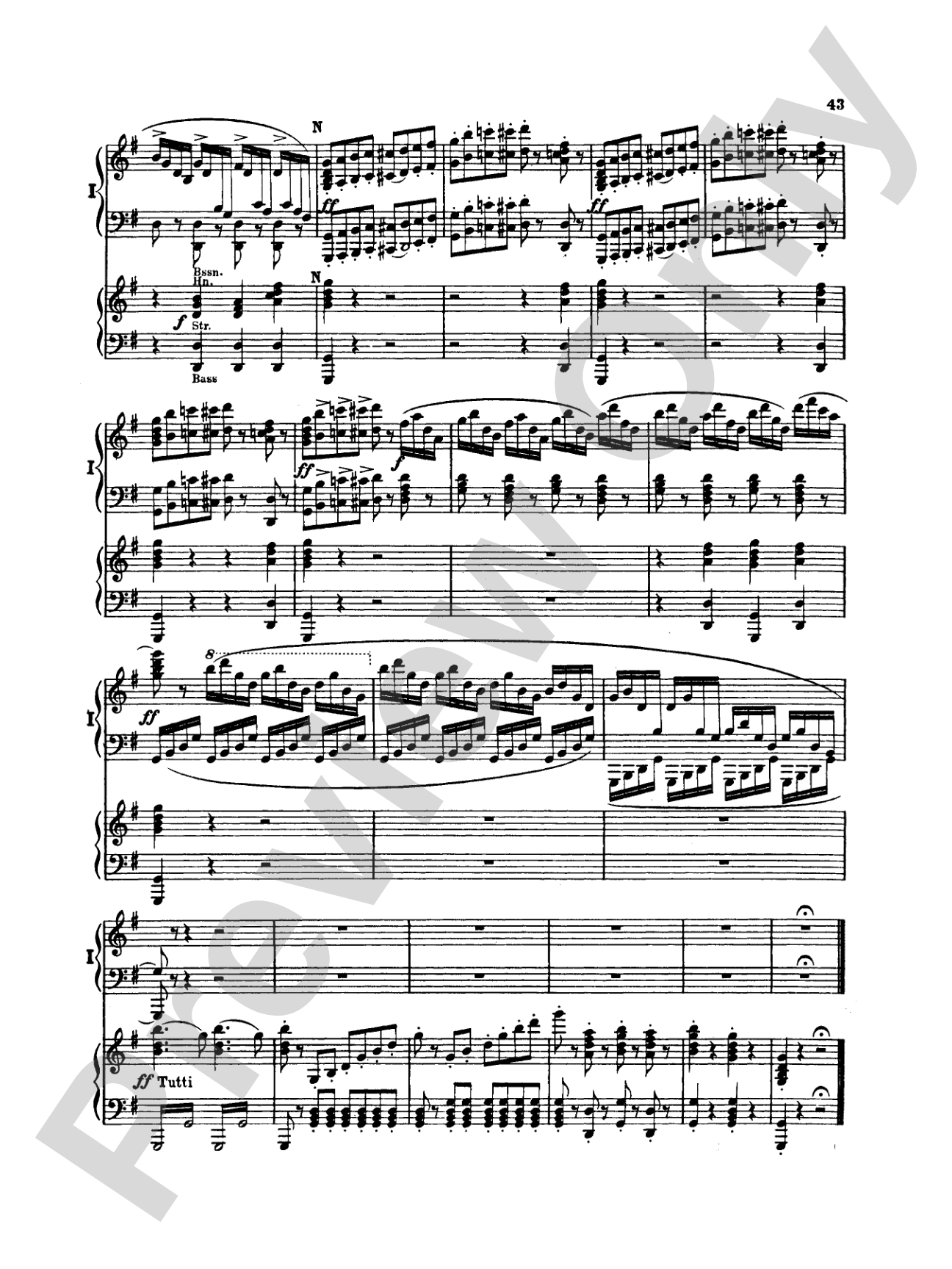 Mendelssohn: Piano Concerto No. 1 in G Minor, Op. 25: Piano Duo (2 Pianos, 4 Hands) Book (2 copies required)