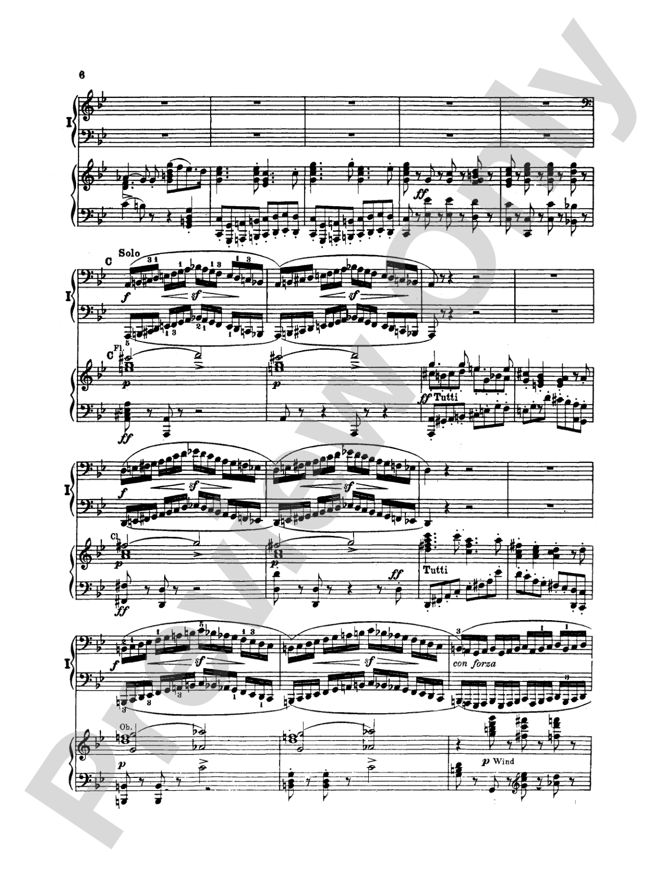 Mendelssohn: Piano Concerto No. 1 in G Minor, Op. 25: Piano Duo (2 Pianos, 4 Hands) Book (2 copies required)