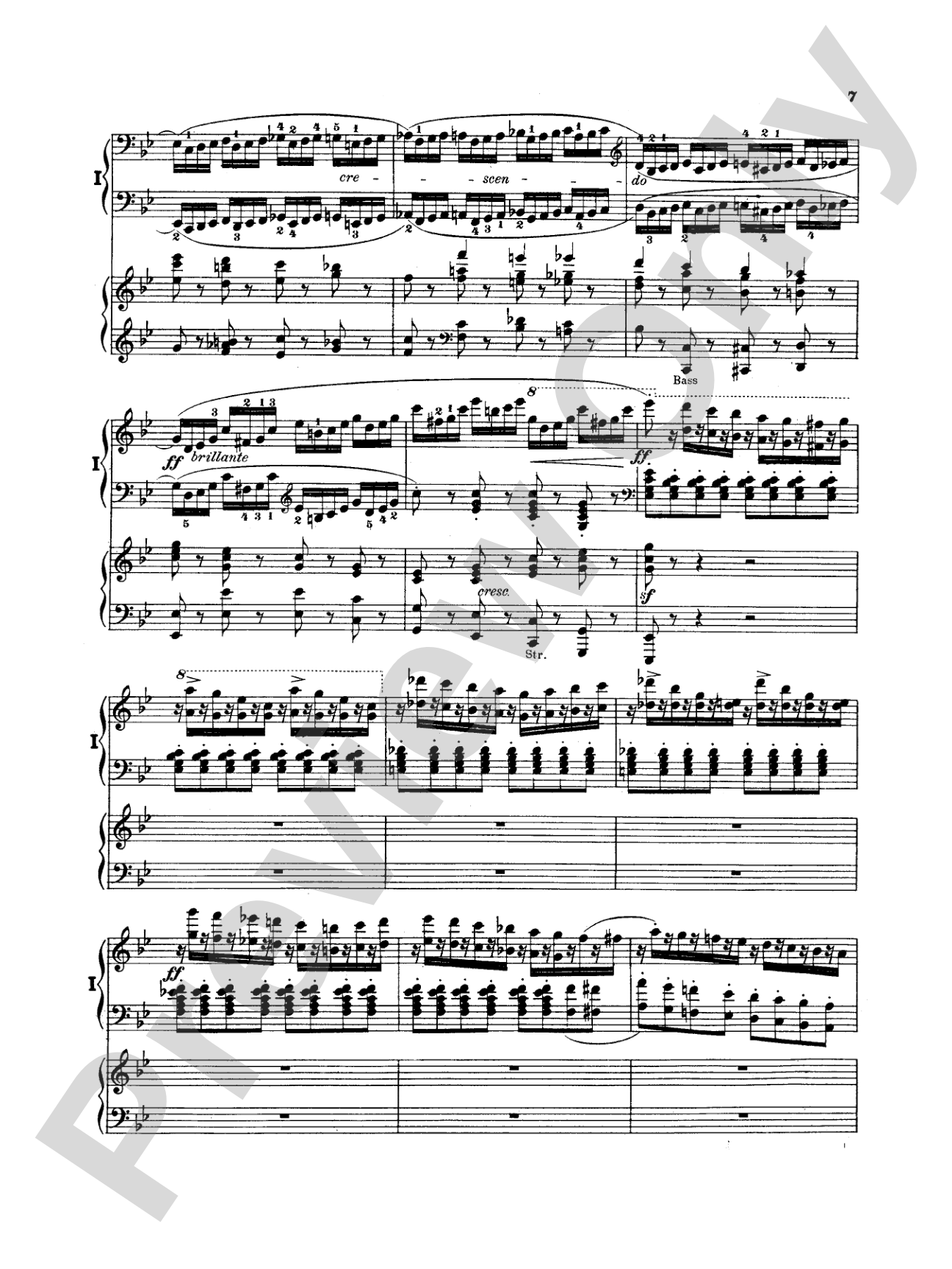 Mendelssohn: Piano Concerto No. 1 in G Minor, Op. 25: Piano Duo (2 Pianos, 4 Hands) Book (2 copies required)