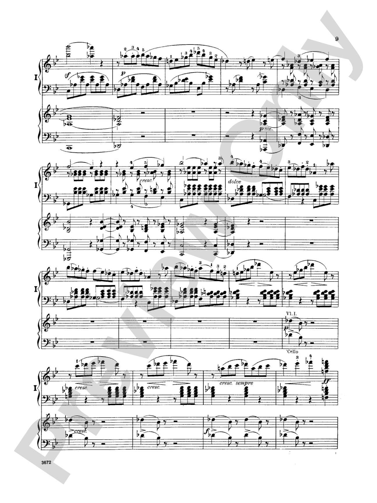 Mendelssohn: Piano Concerto No. 1 in G Minor, Op. 25: Piano Duo (2 Pianos, 4 Hands) Book (2 copies required)