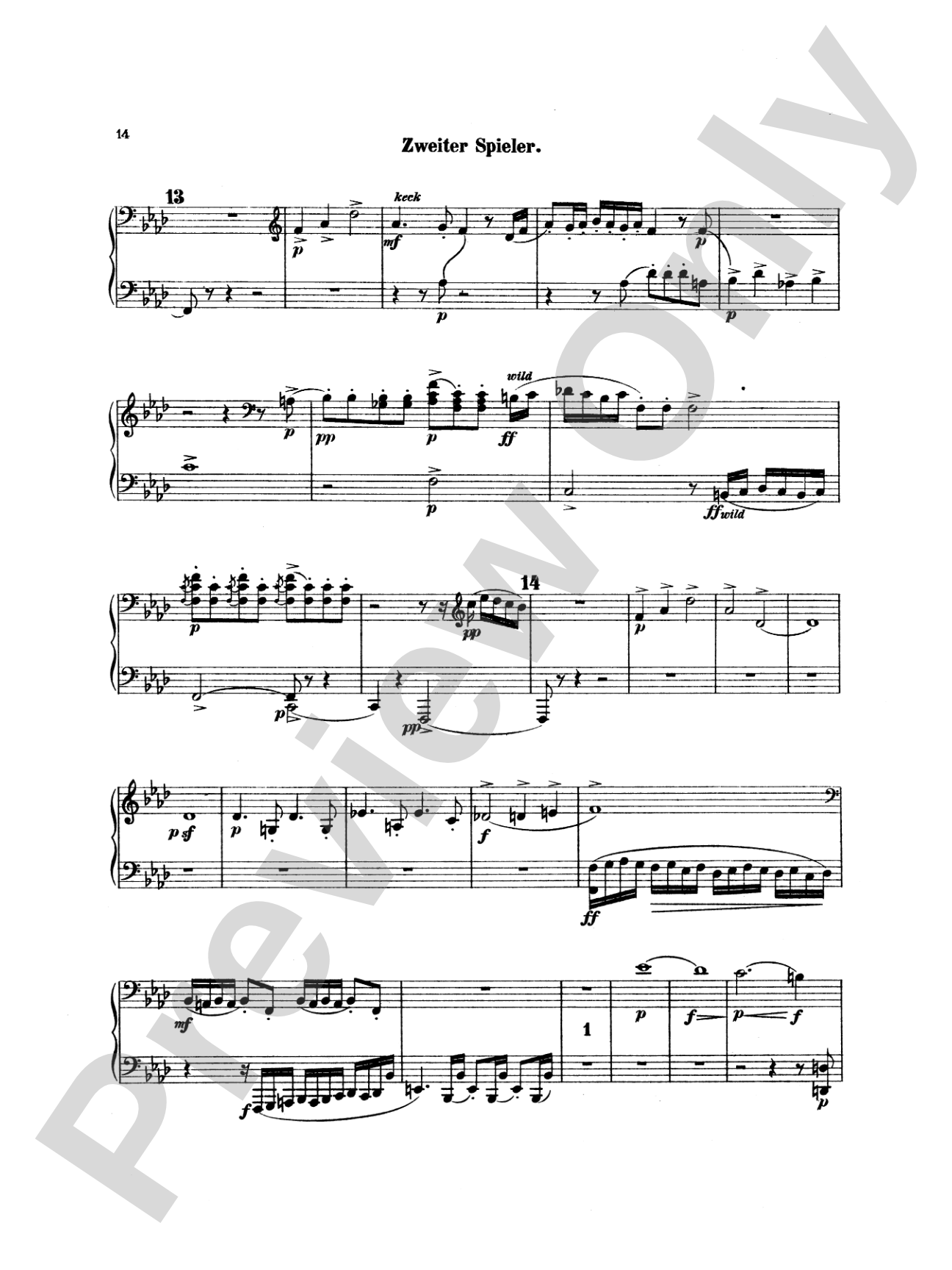 Mahler: Symphony No. 4, in G Major: Piano Duet (1 Piano, 4 Hands) Book