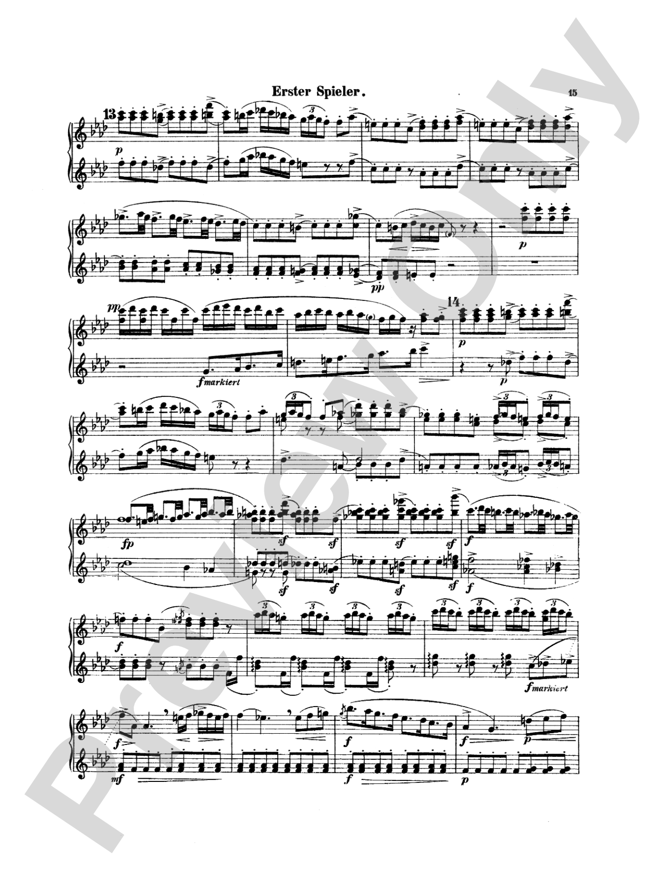 Mahler: Symphony No. 4, in G Major: Piano Duet (1 Piano, 4 Hands) Book