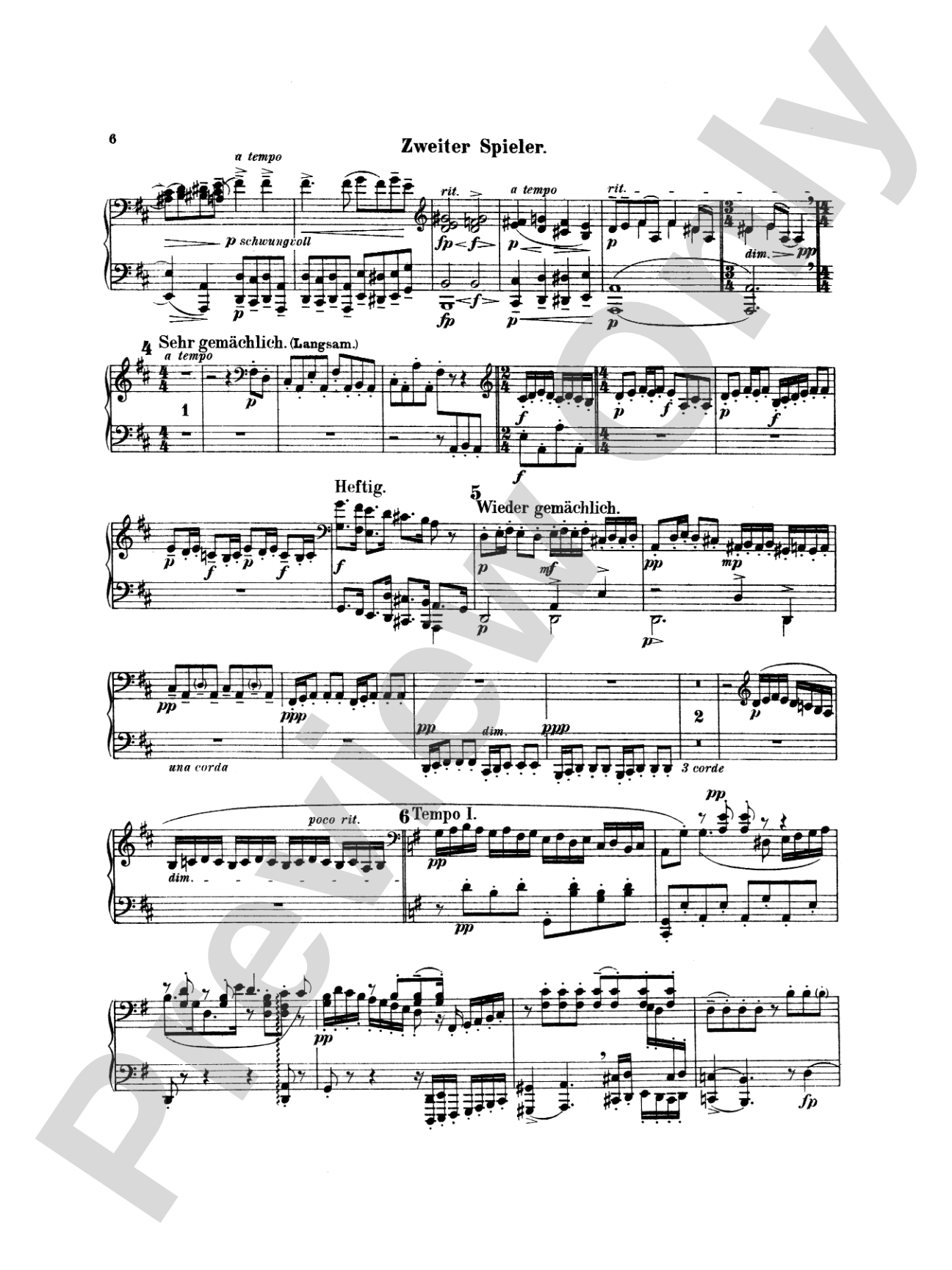 Mahler: Symphony No. 4, in G Major: Piano Duet (1 Piano, 4 Hands) Book