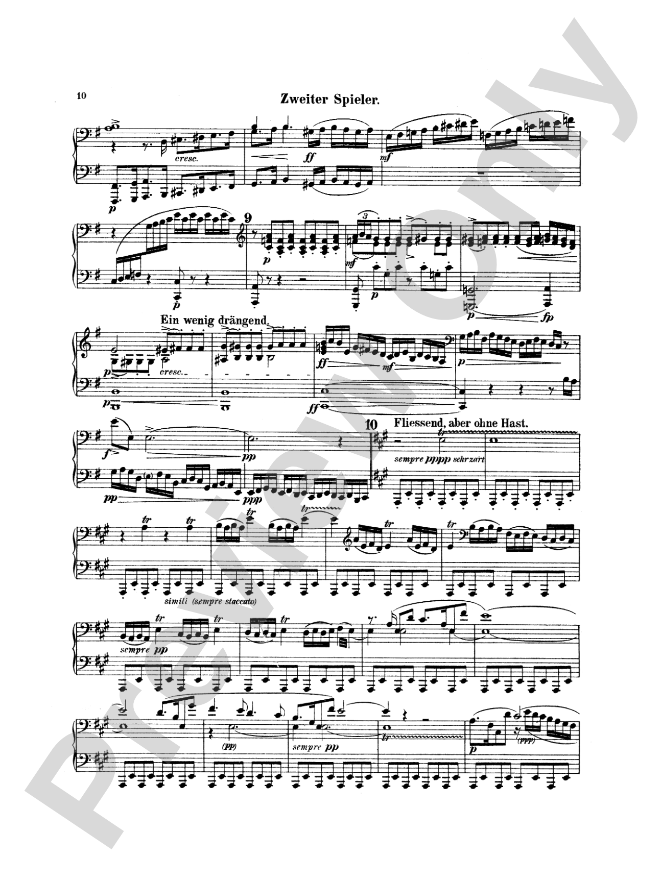 Mahler: Symphony No. 4, in G Major: Piano Duet (1 Piano, 4 Hands) Book
