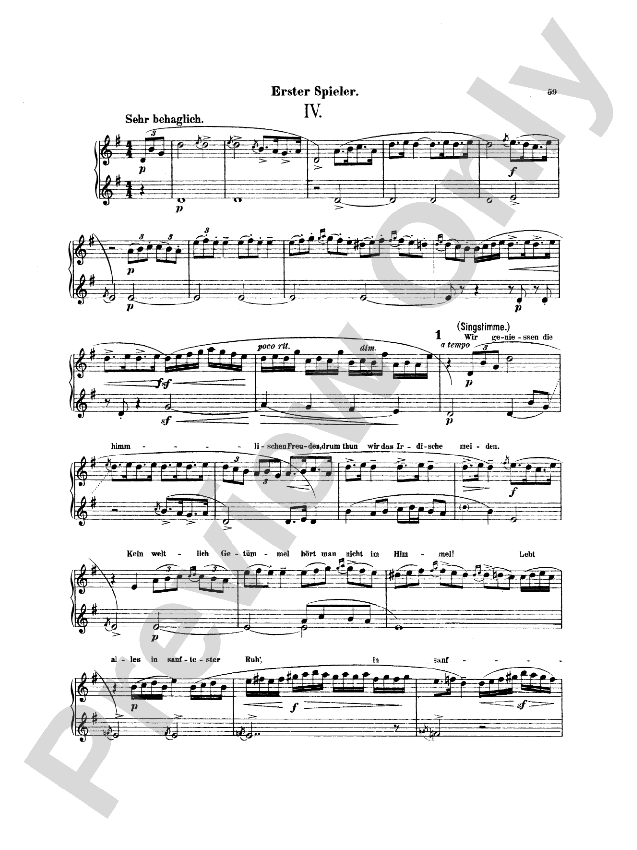 Mahler: Symphony No. 4, in G Major