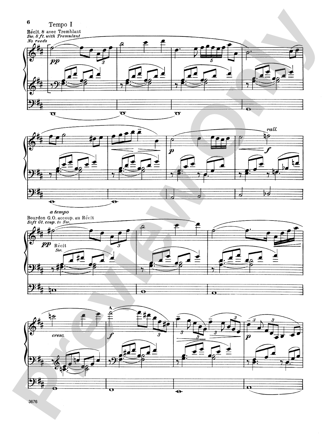 Massenet: Meditation from Thaïs: Organ Sheet