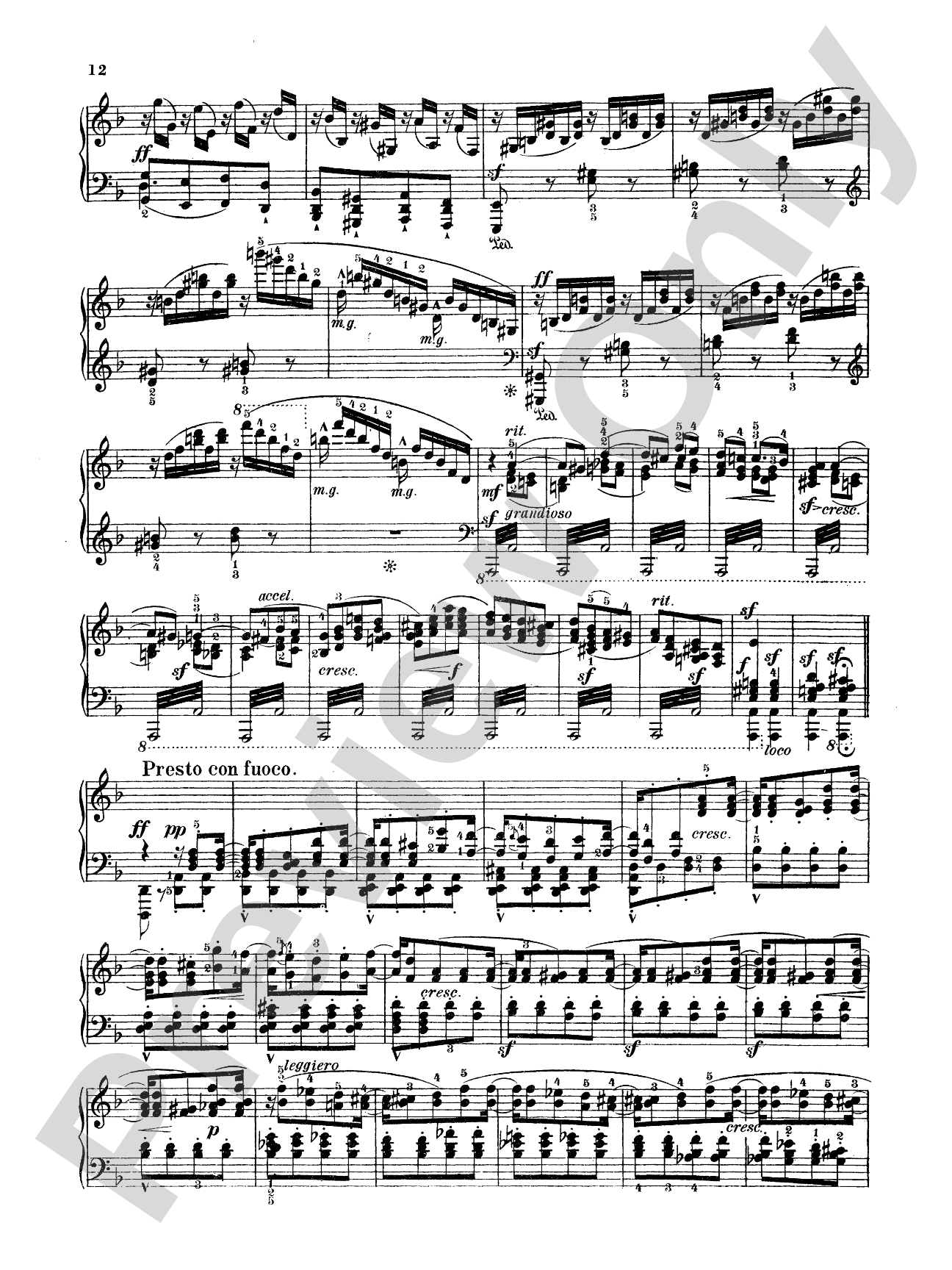 Mendelssohn: Variations Sérieuses, Opus 54: Piano