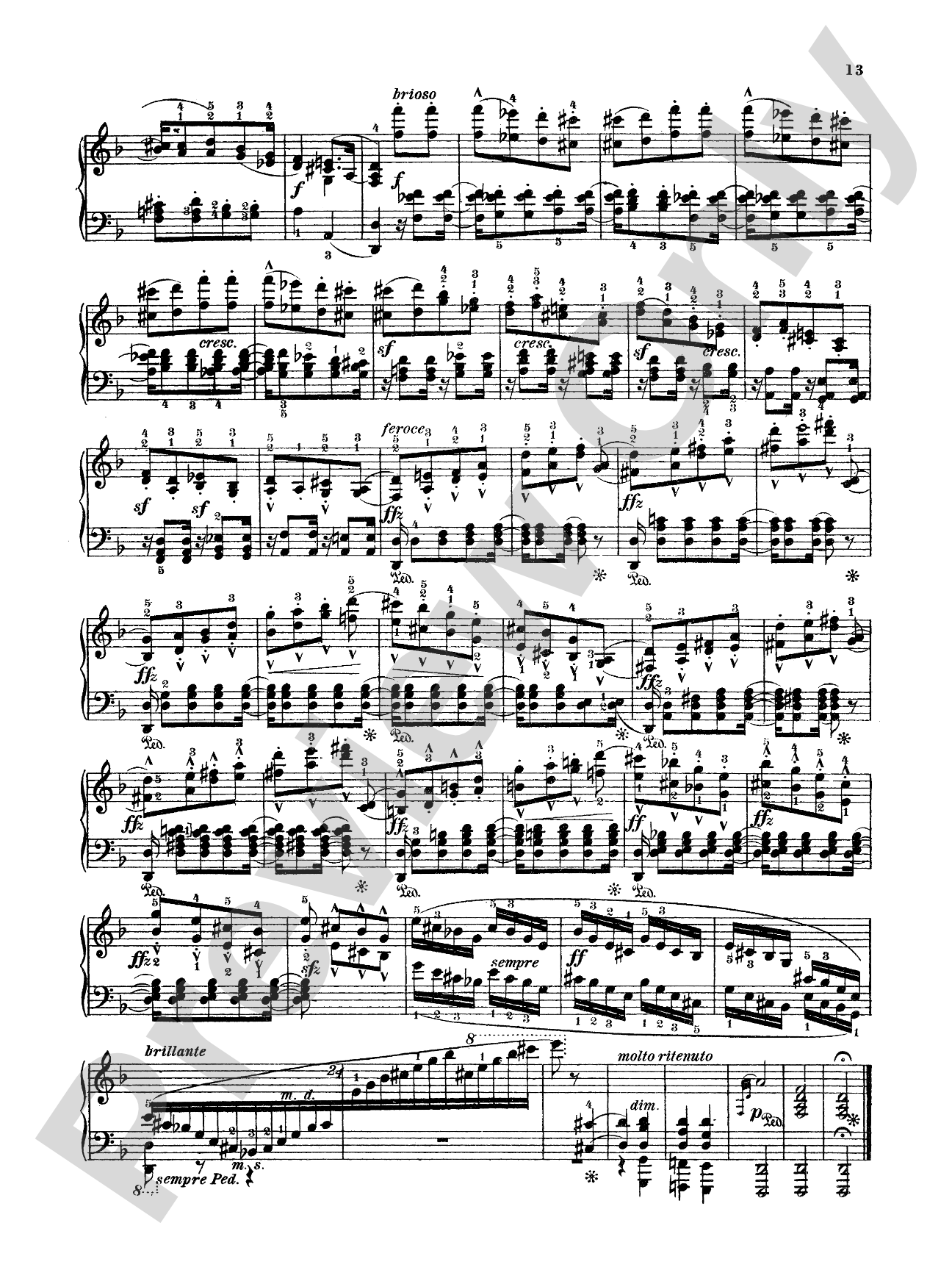 Mendelssohn: Variations Sérieuses, Opus 54: Piano