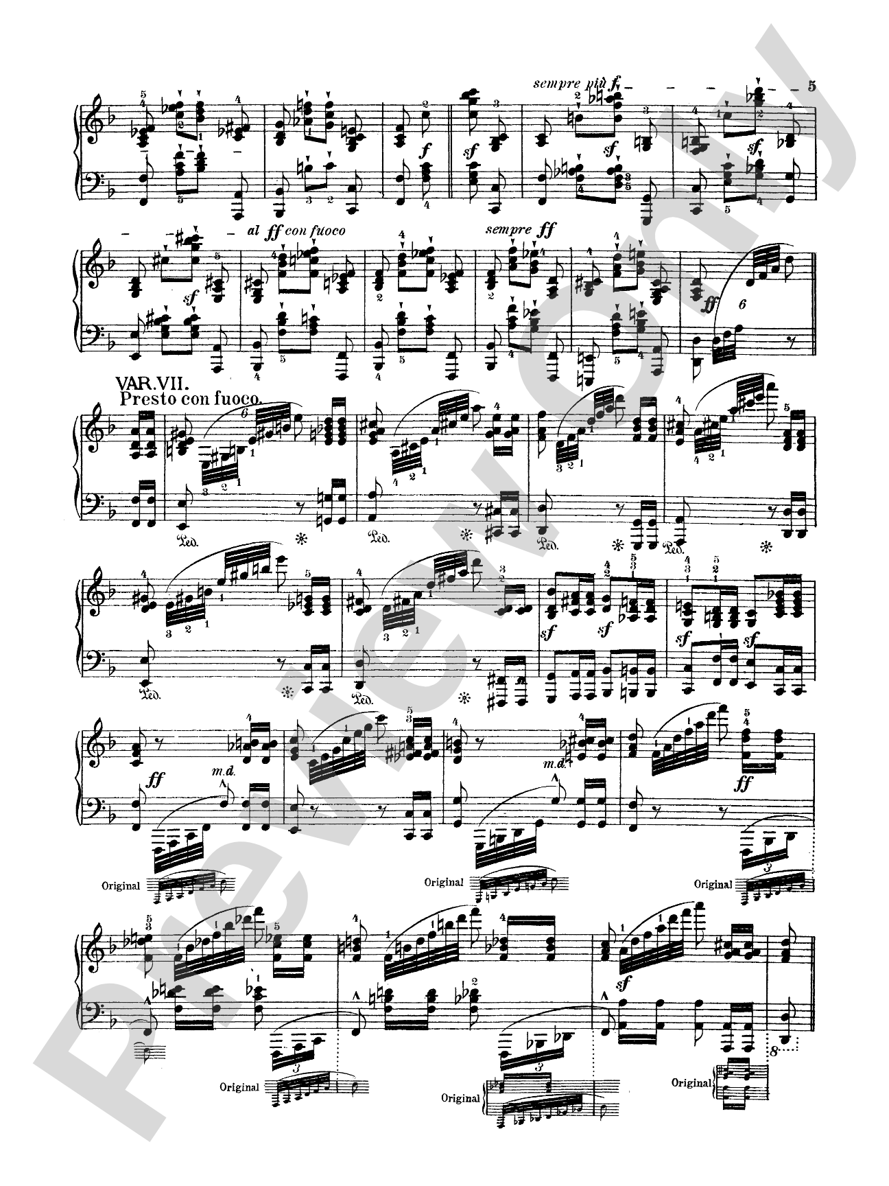 Mendelssohn: Variations Sérieuses, Opus 54: Piano