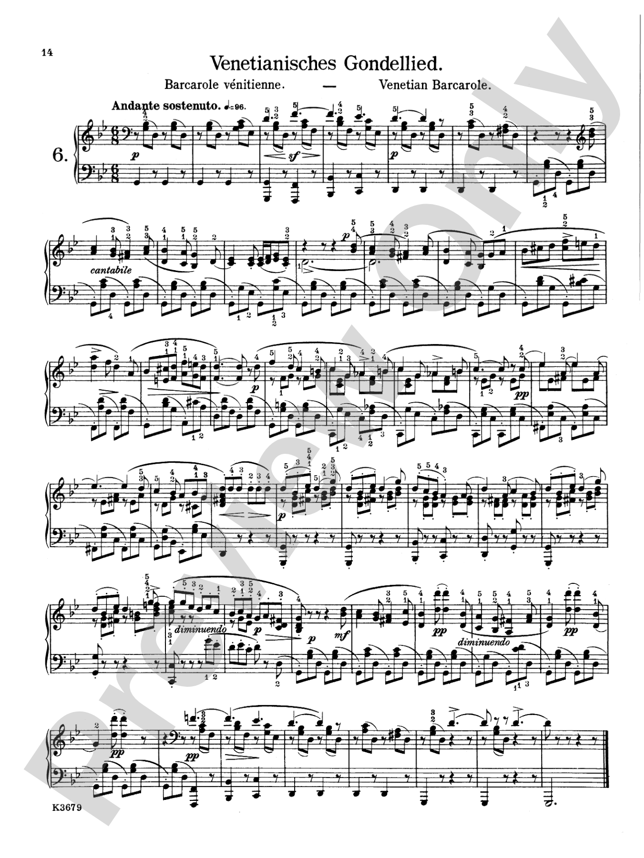 Mendelssohn: Songs Without Words (Complete) and Six Children's Pieces, Op. 72