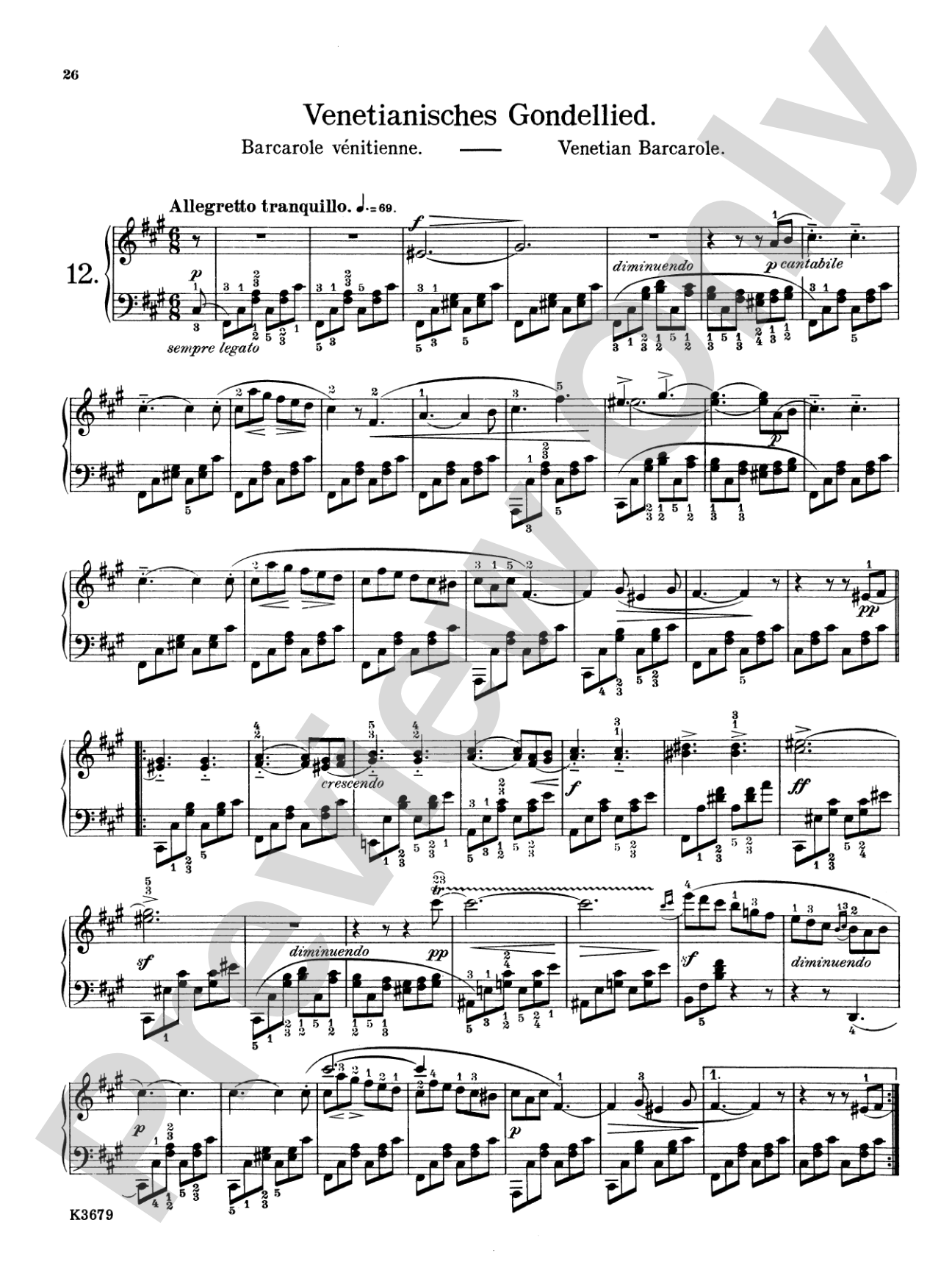 Mendelssohn: Songs Without Words (Complete) and Six Children's Pieces, Op. 72