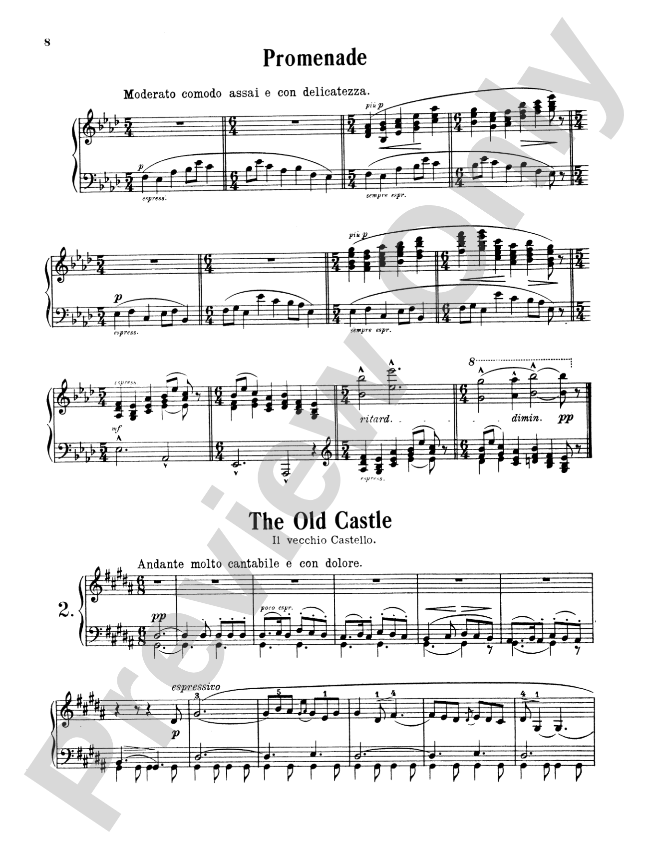 Mussorgsky: Pictures at an Exhibition