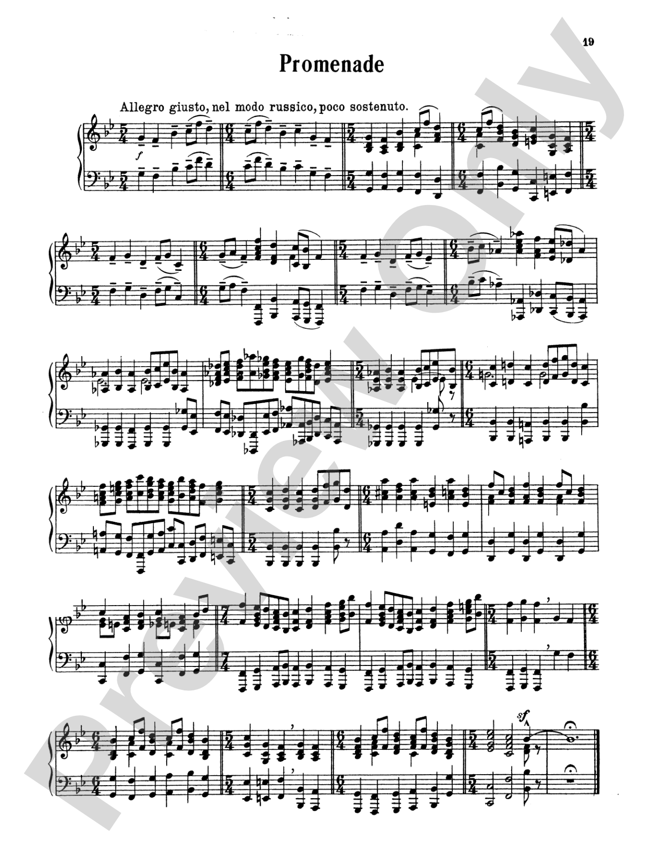 Mussorgsky: Pictures at an Exhibition