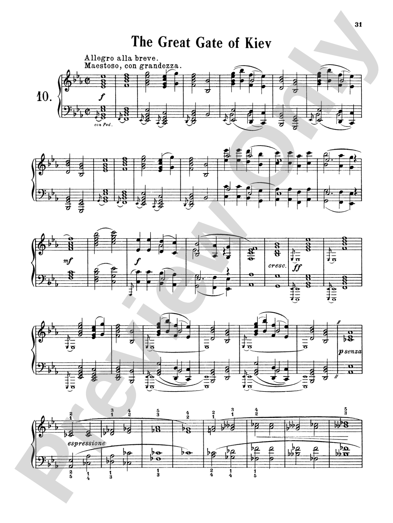 Mussorgsky: Pictures at an Exhibition