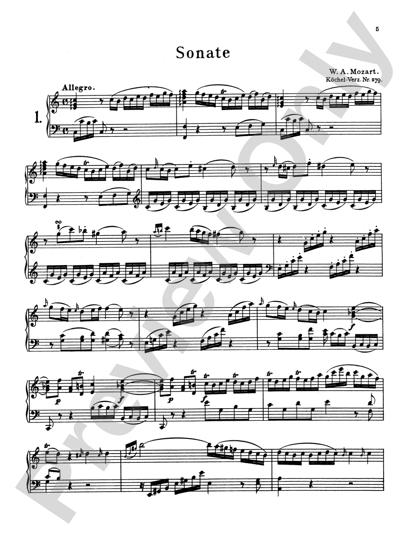 Mozart: Sonatas (Urtext): Piano Book