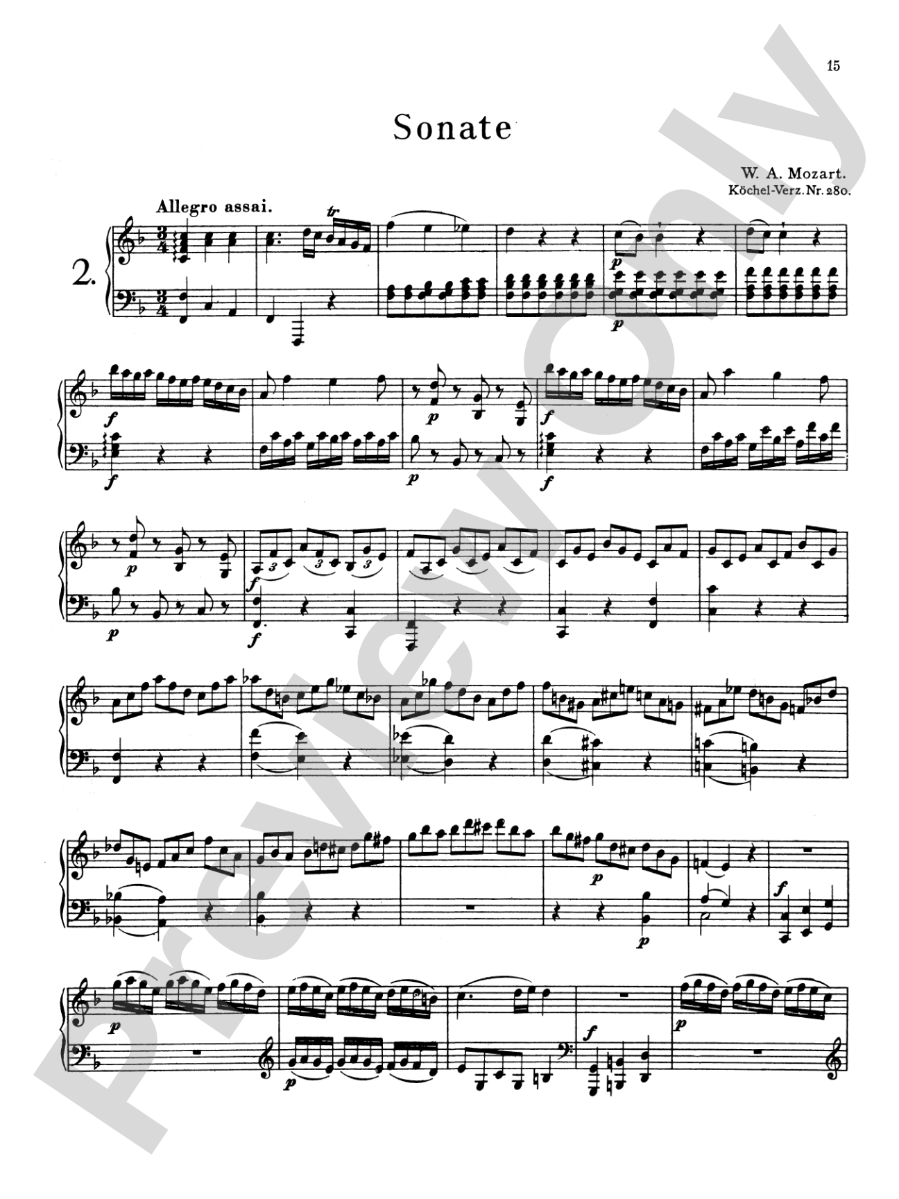 Mozart: Sonatas (Urtext)
