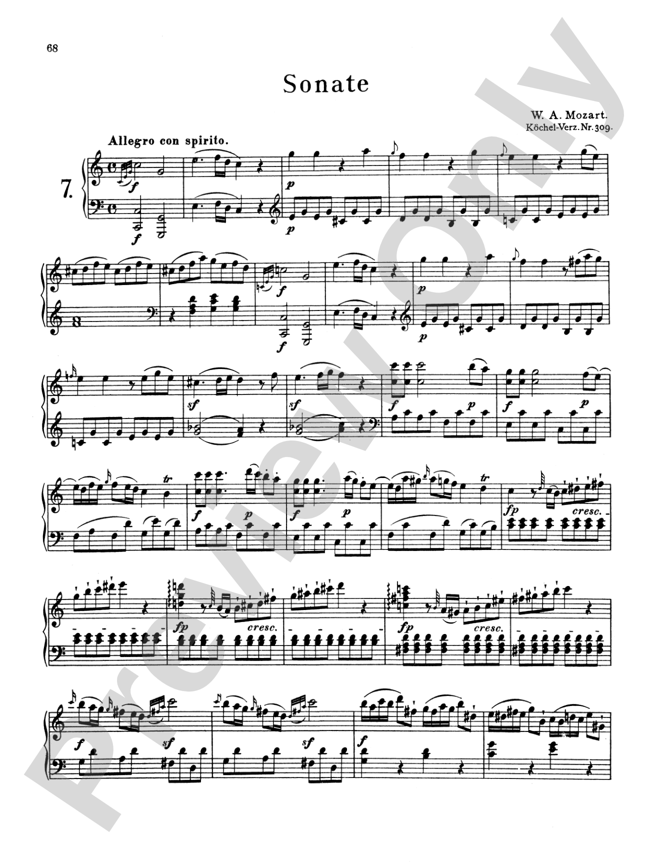 Mozart: Sonatas (Urtext)