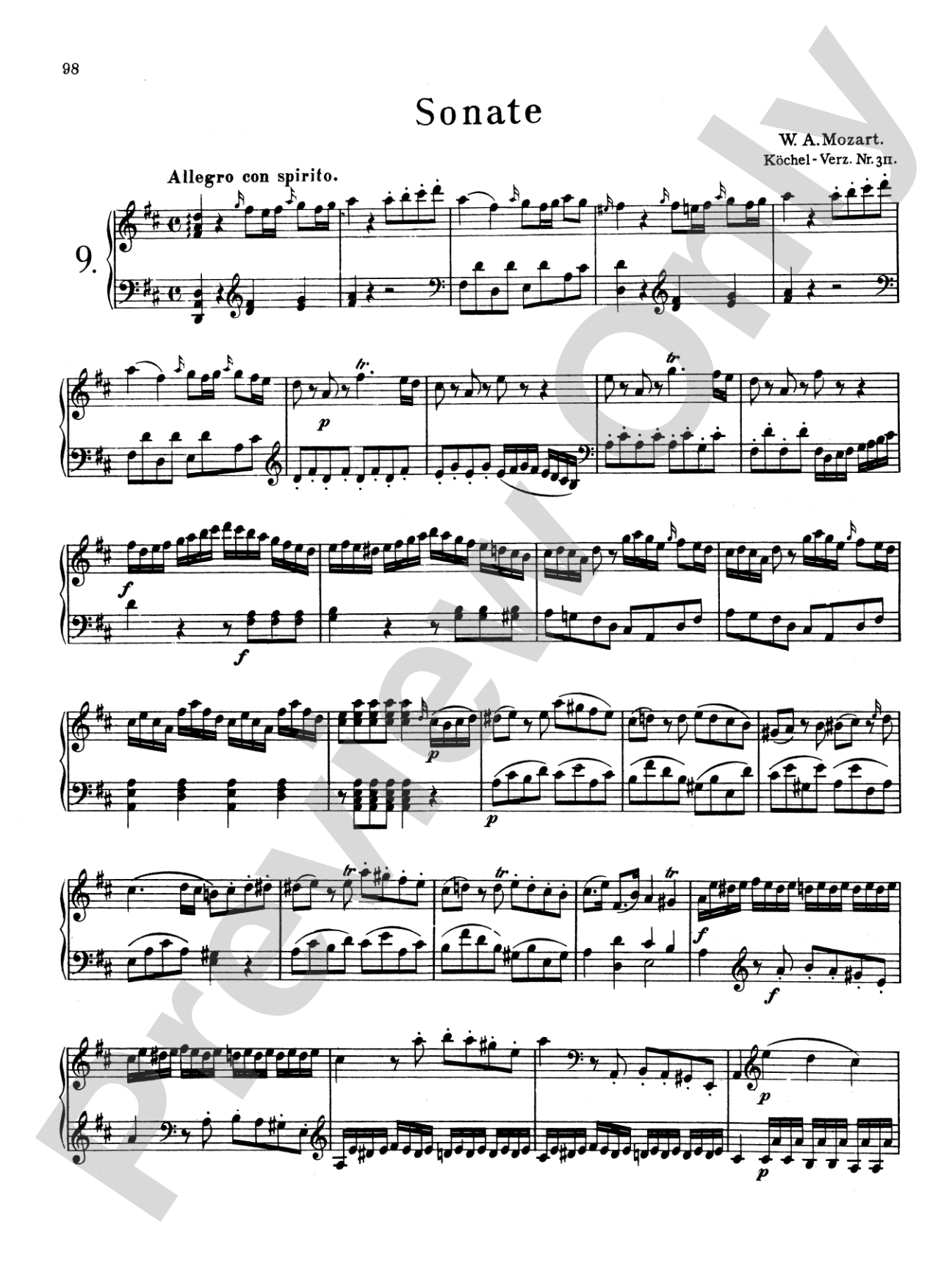 Mozart: Sonatas (Urtext)