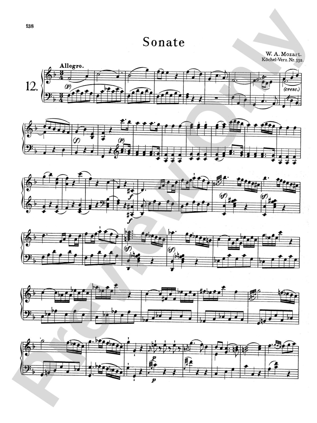 Mozart: Sonatas (Urtext)