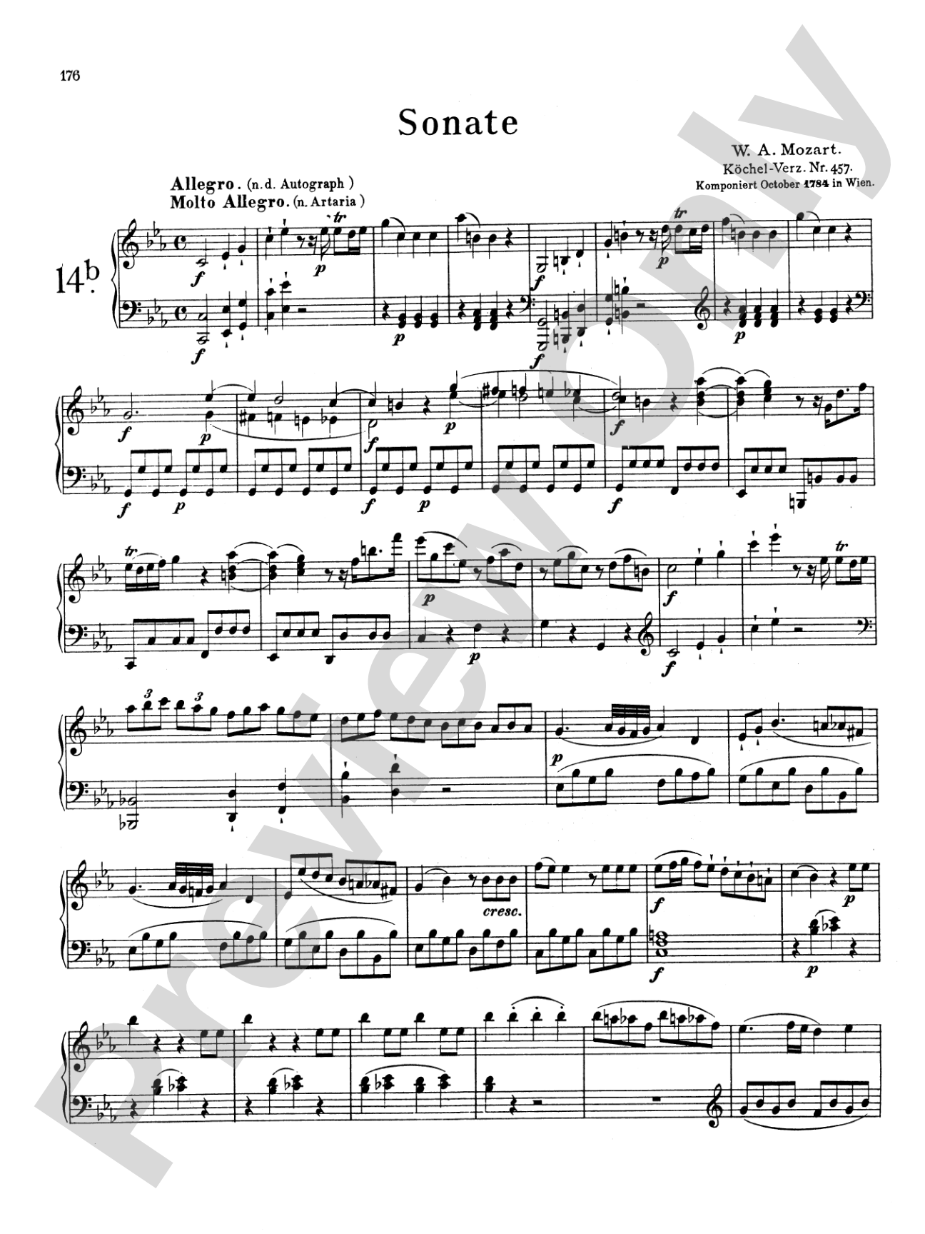 Mozart: Sonatas (Urtext)