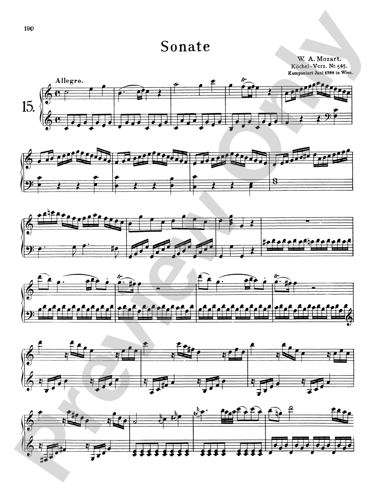 Mozart: Sonatas (Urtext)