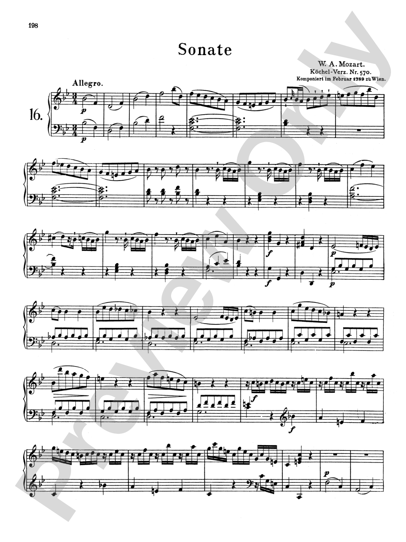 Mozart: Sonatas (Urtext)