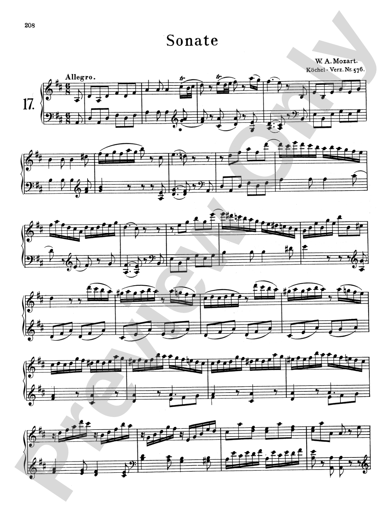 Mozart: Sonatas (Urtext)