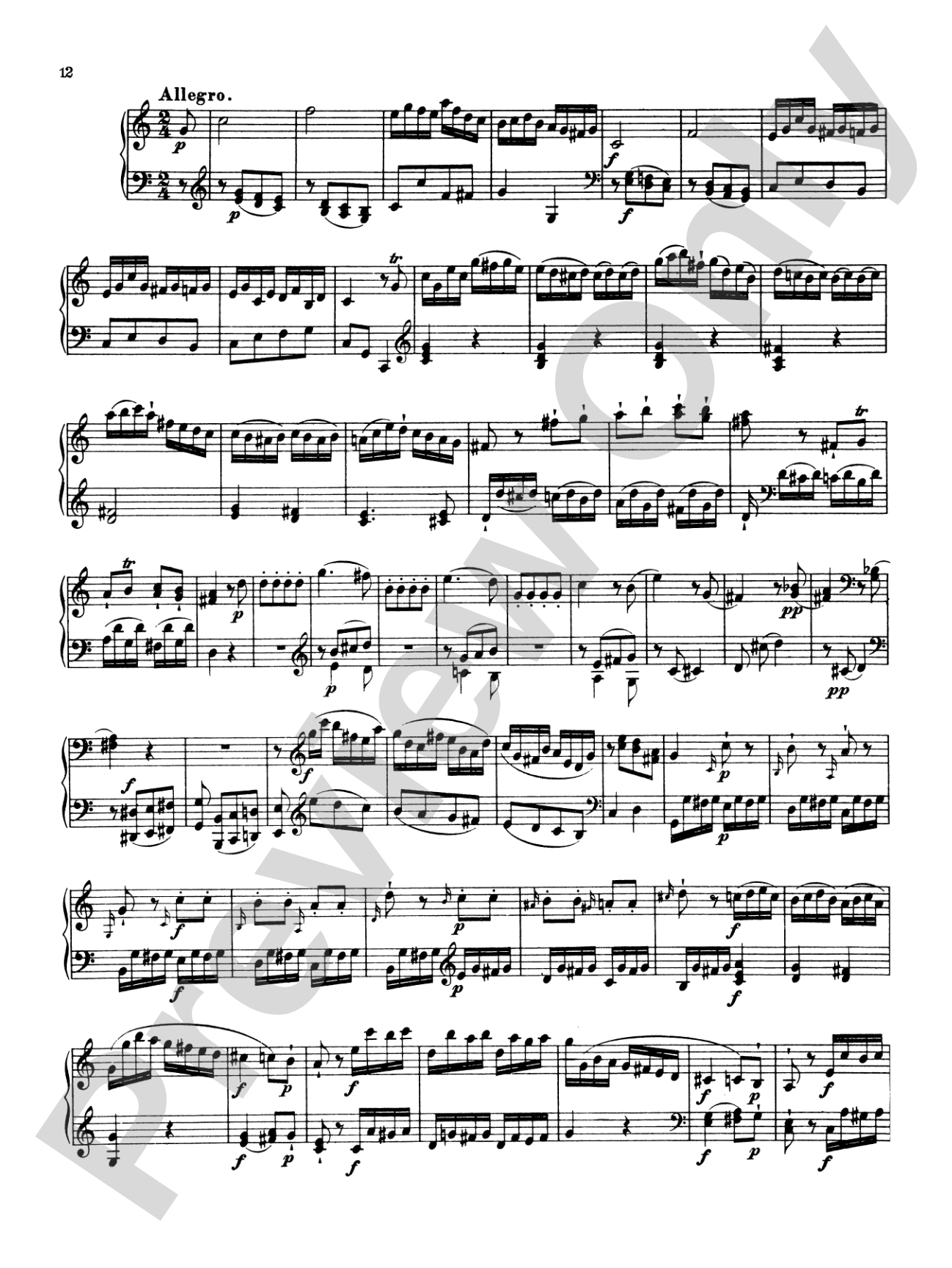 Mozart: Sonatas (Volume A): Piano Book