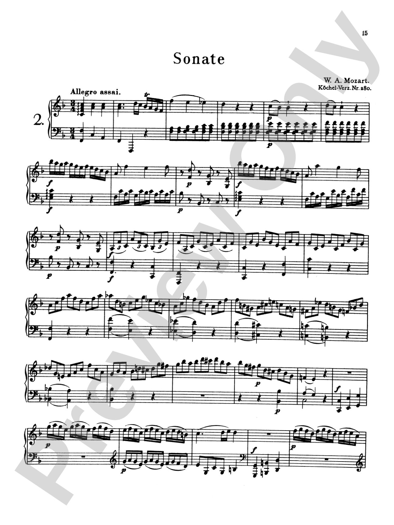 Mozart: Sonatas (Volume A)