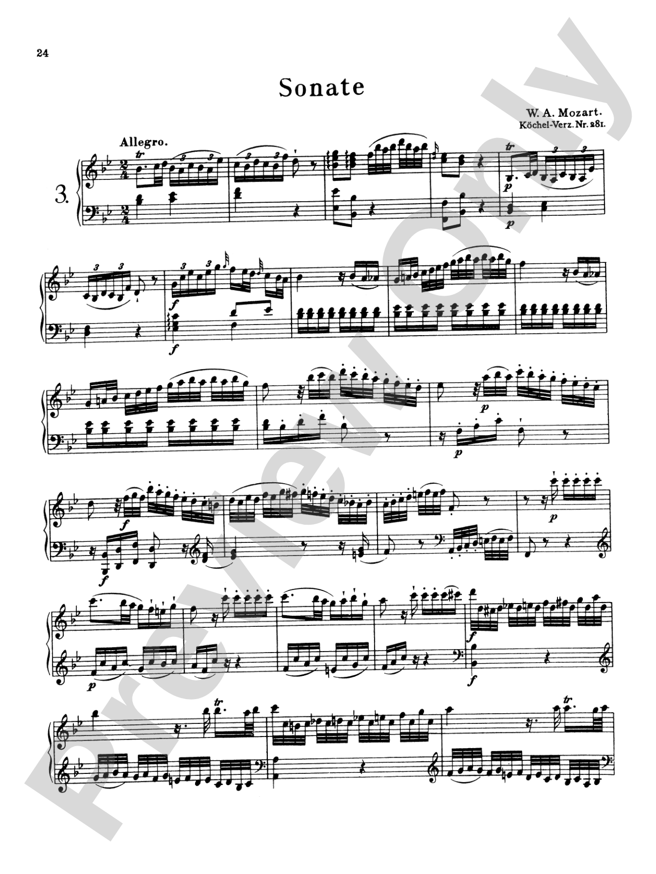 Mozart: Sonatas (Volume A)