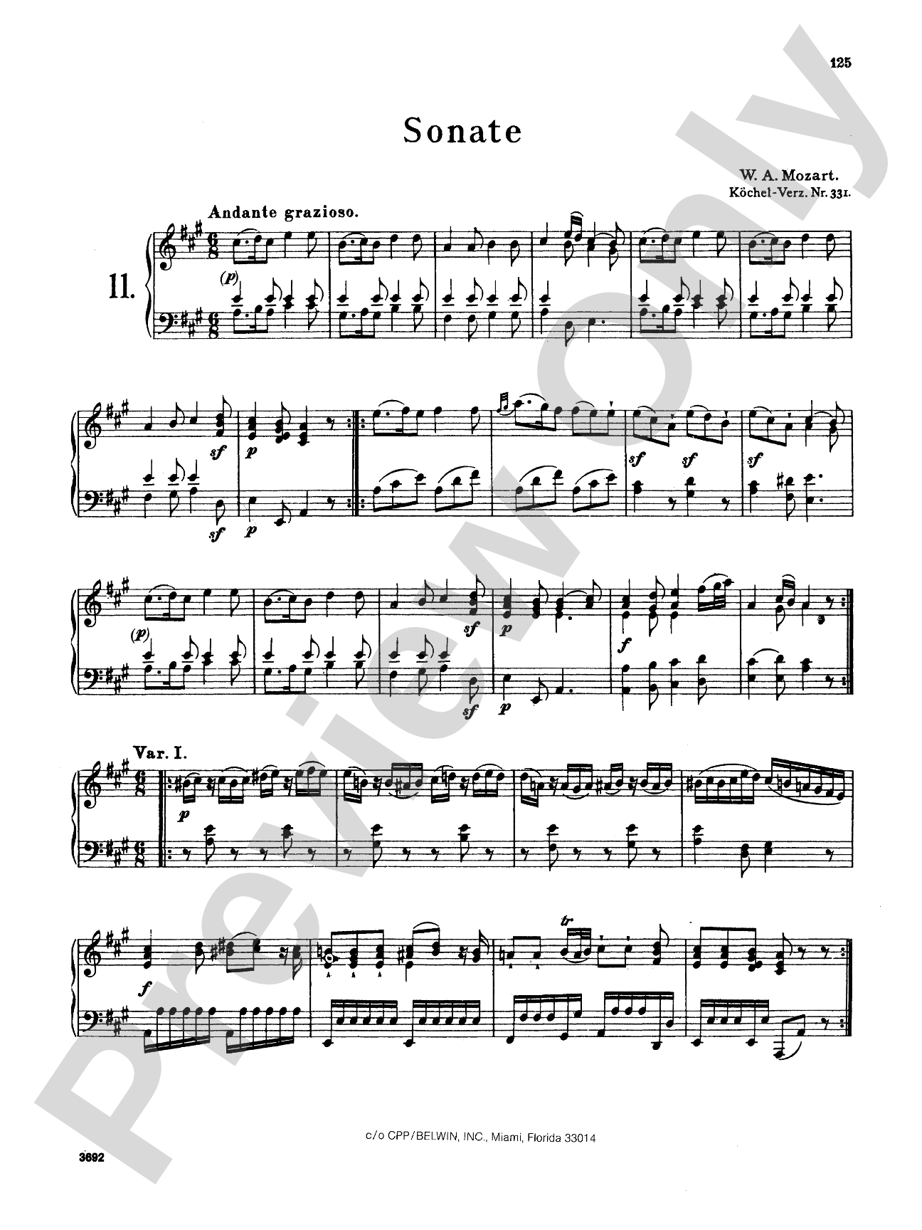 Mozart: Sonatas (Volume B): Piano Book