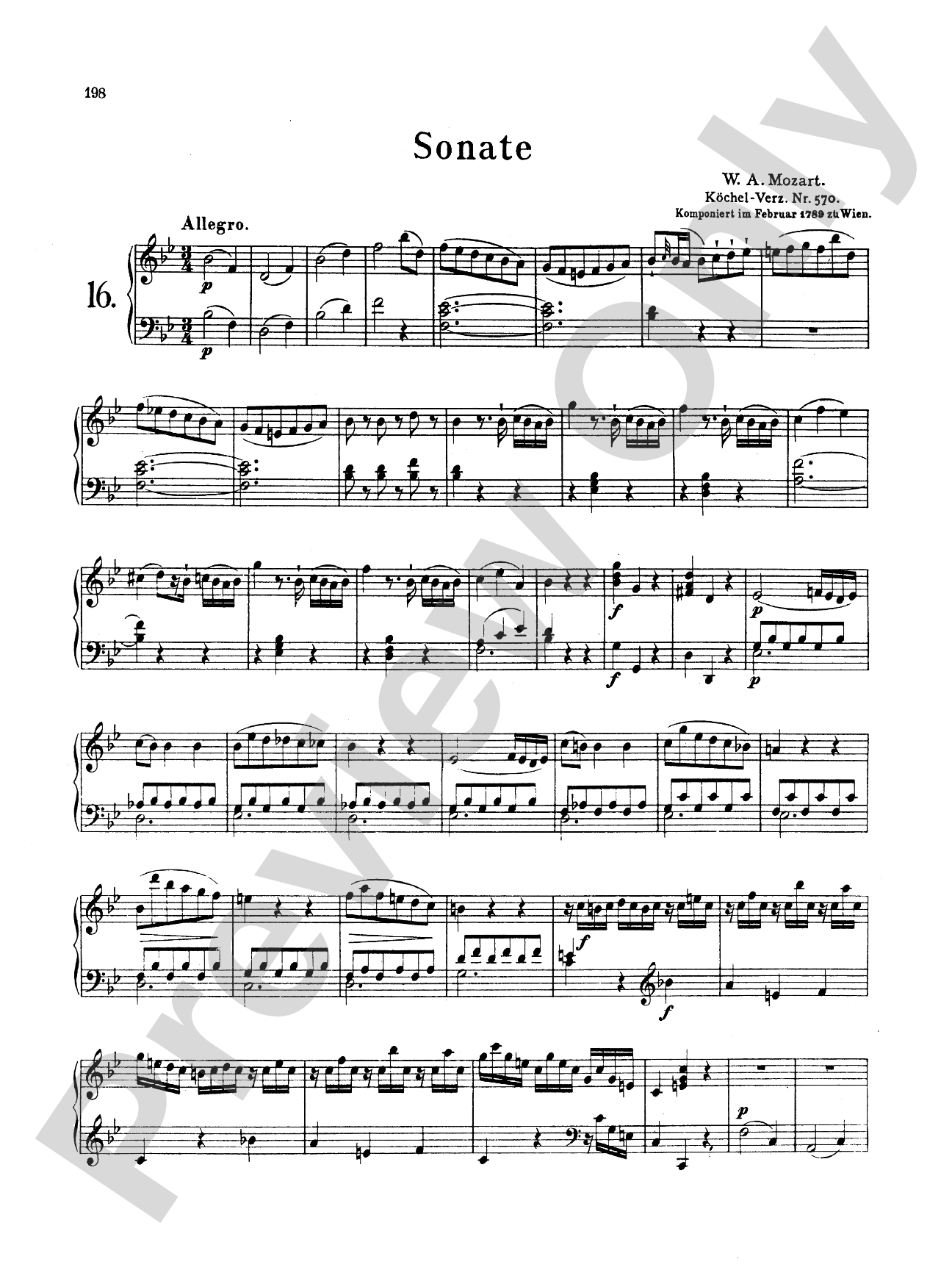 Mozart: Sonatas (Volume B)
